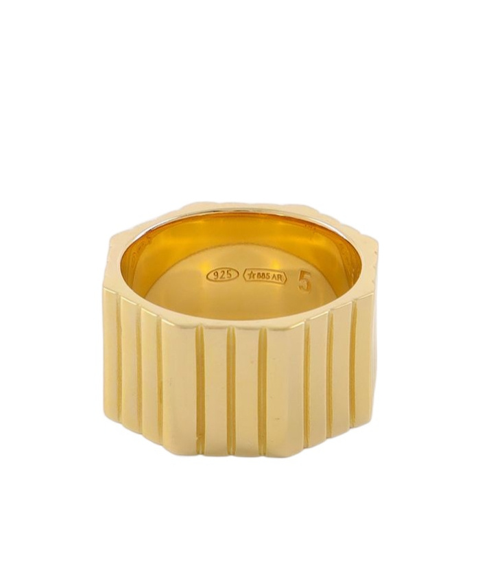 Ivi Octagonal Ring Core -plated In Yellow