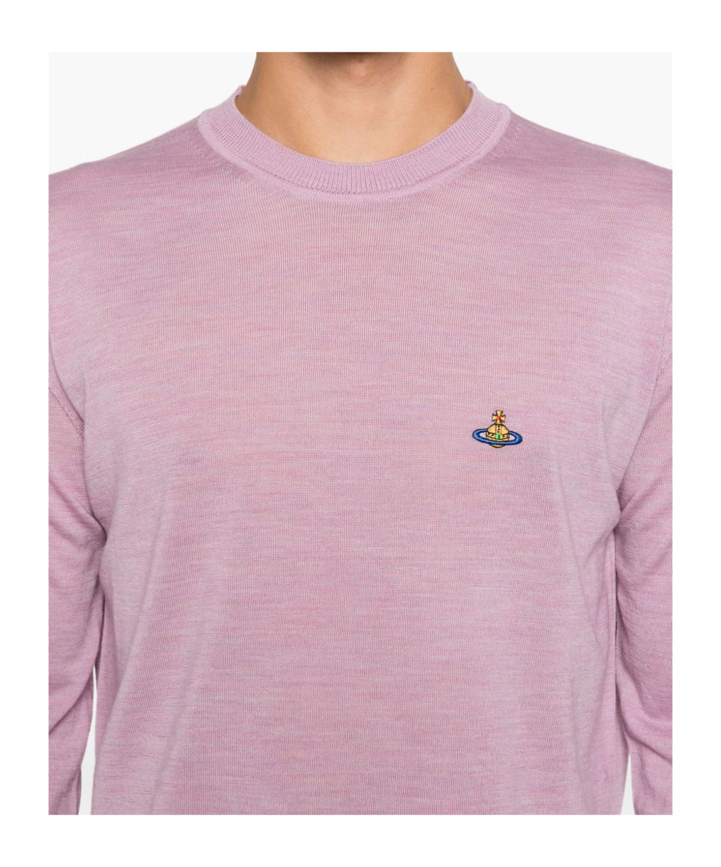 Vivienne Westwood Crew Neck Sweater In Pink
