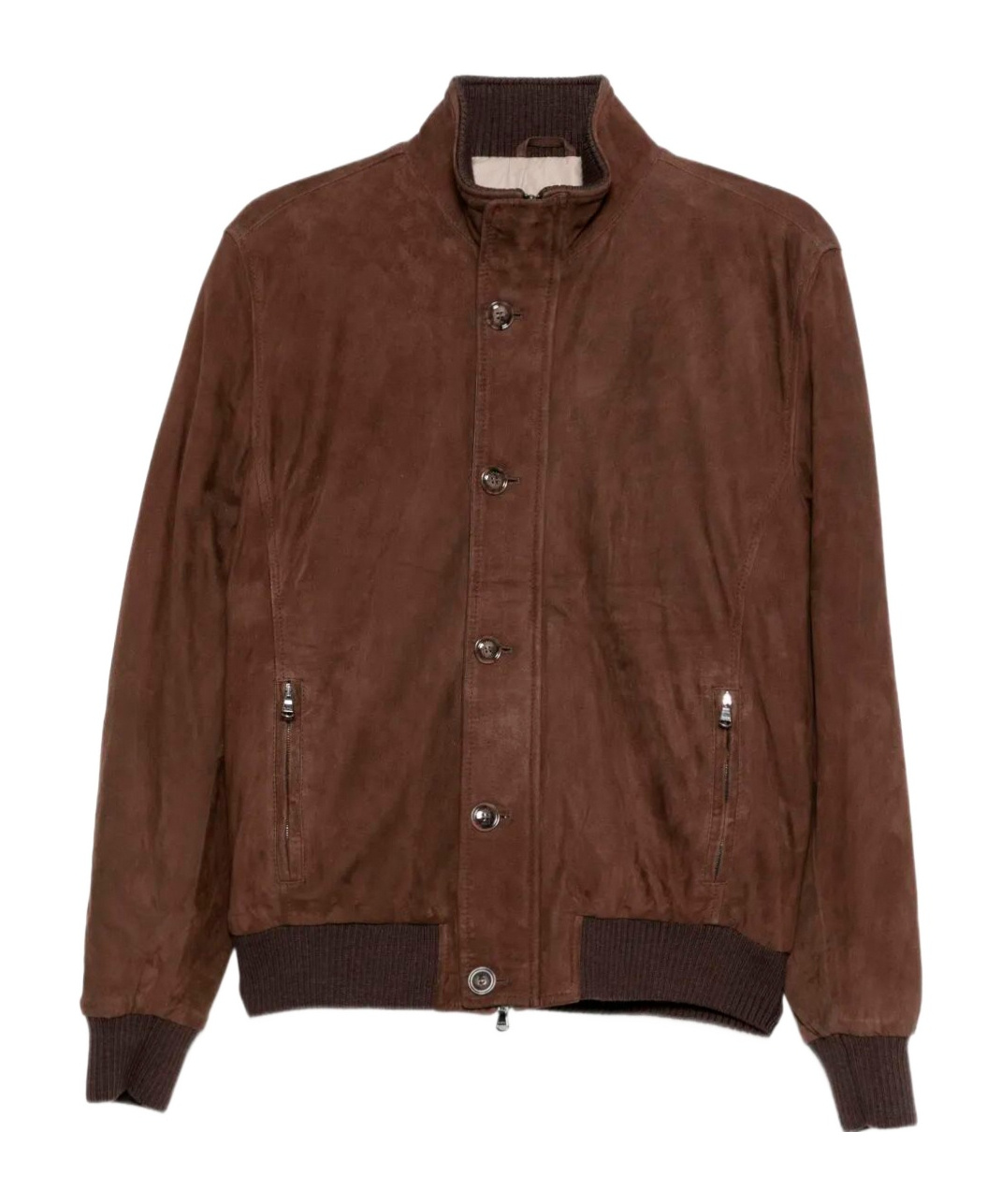 Barba Napoli Single-breasted Jacket In Brown