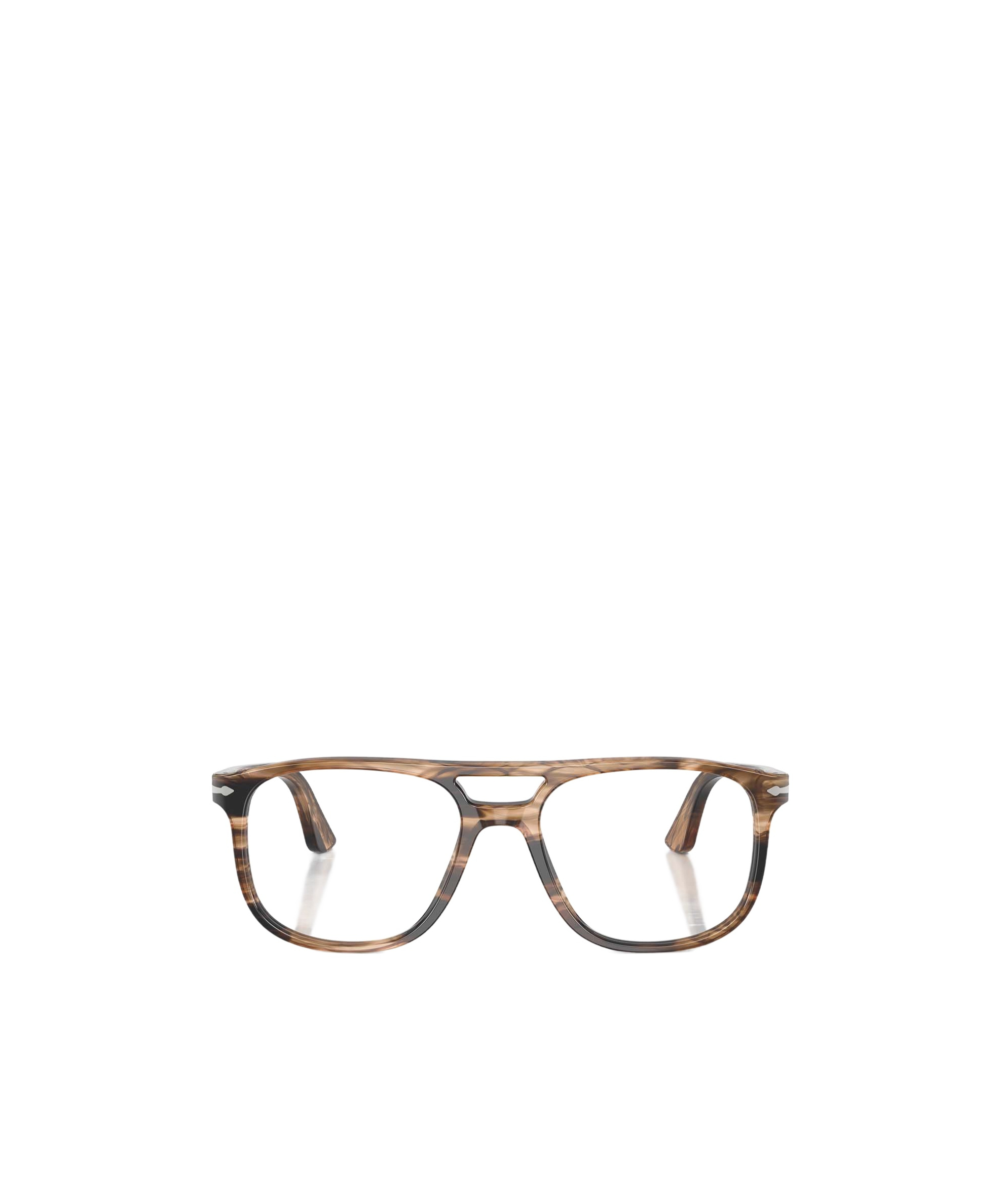 Persol Geometric Flat Mirror In Brown
