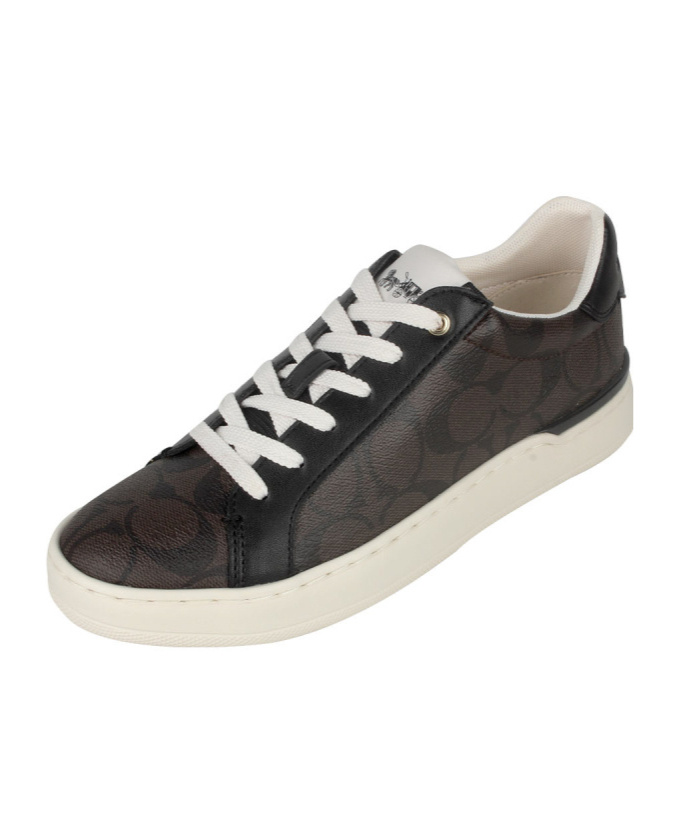 COACH LACE-UP FLAT LOW-CUT CASUAL SHOES