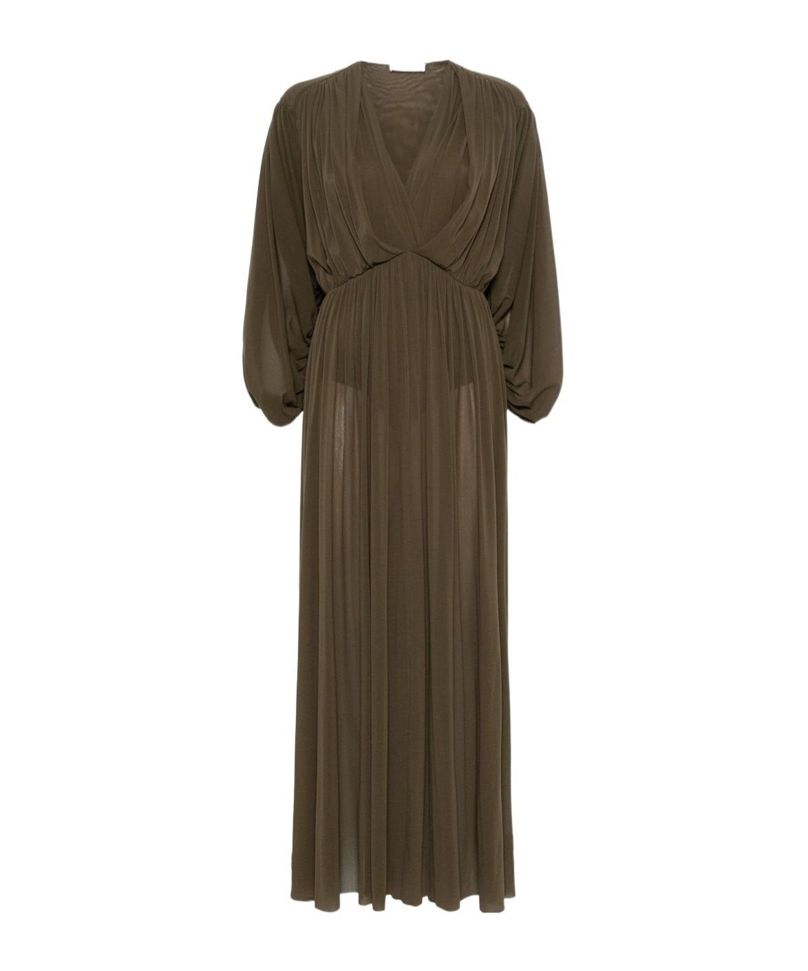 Philosophy Di Lorenzo Serafini V Neck Maxi Dress In Green
