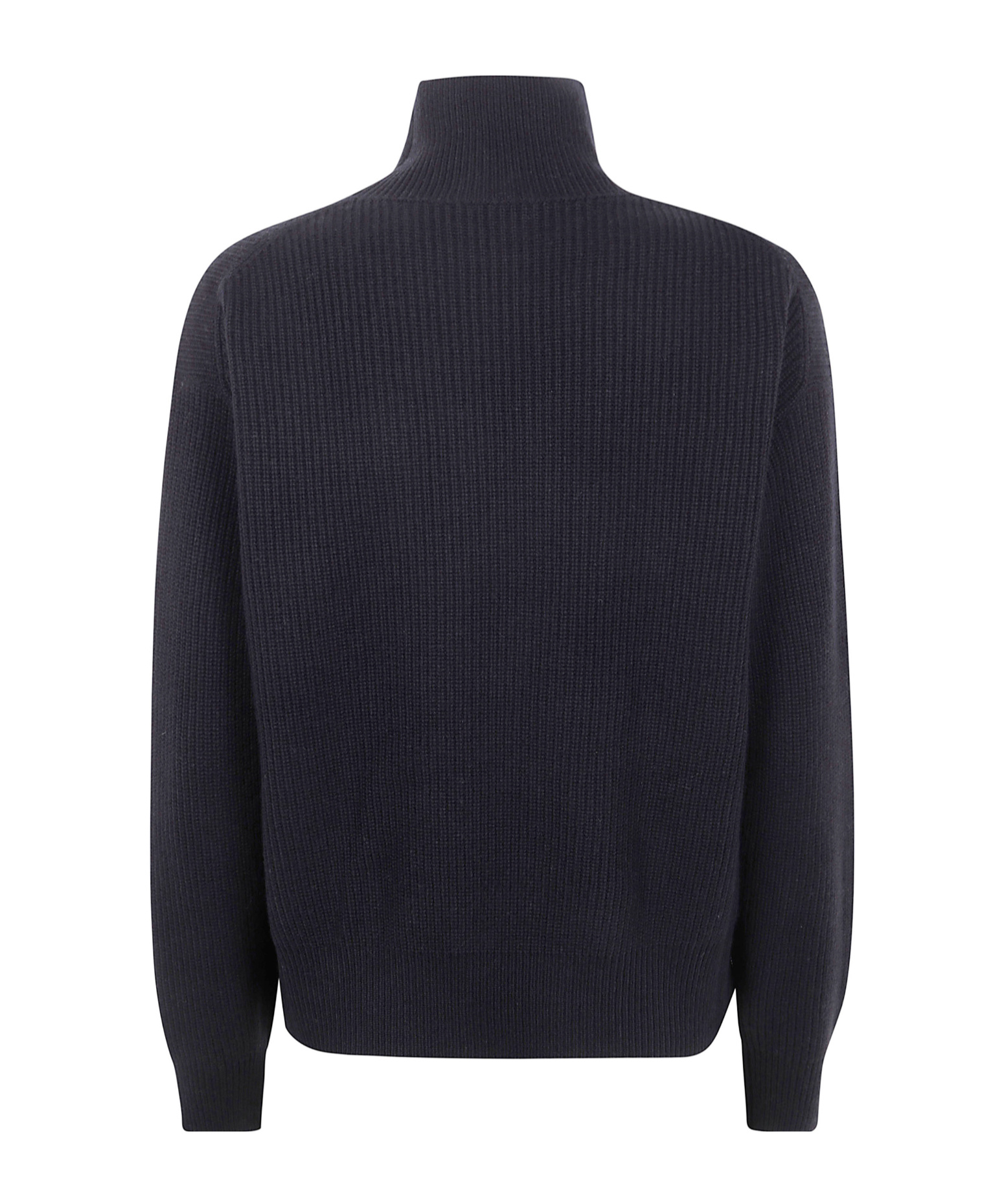 Brunello Cucinelli Cashmere Turtleneck Knit Sweater In Black