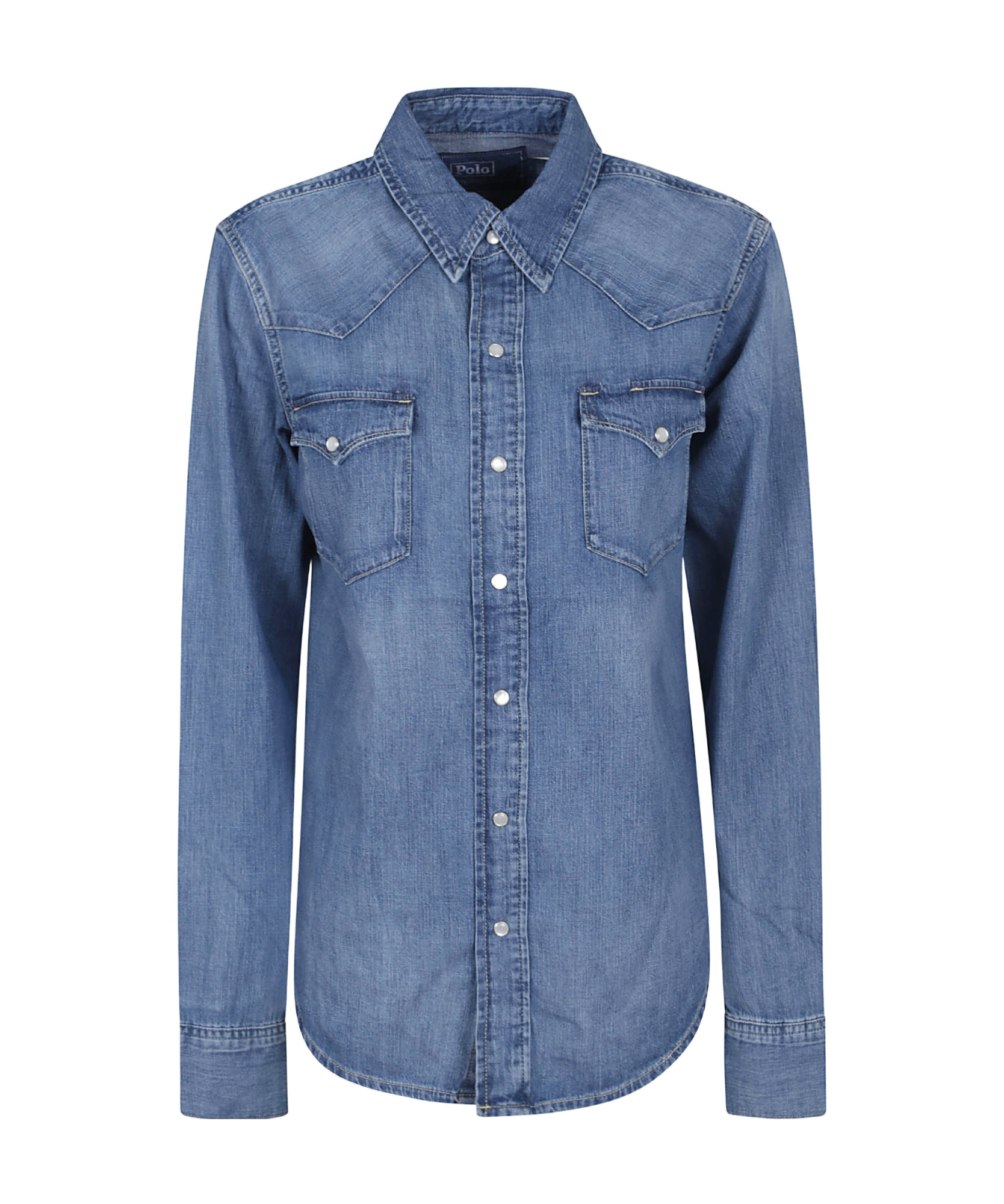 Polo Ralph Lauren Western Denim Shirt In Blue