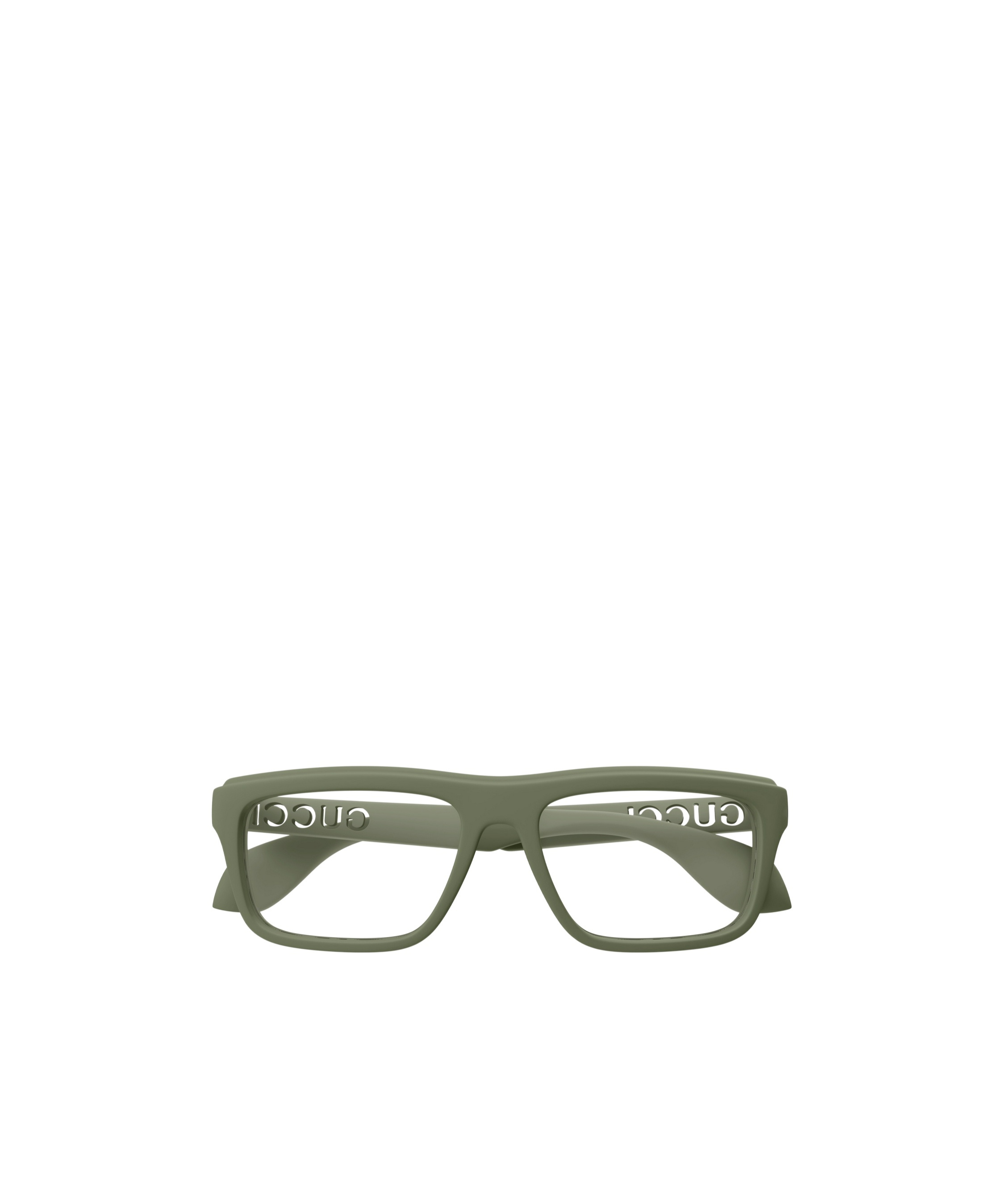 Gucci Eyewear Square Frame Glasses In Green