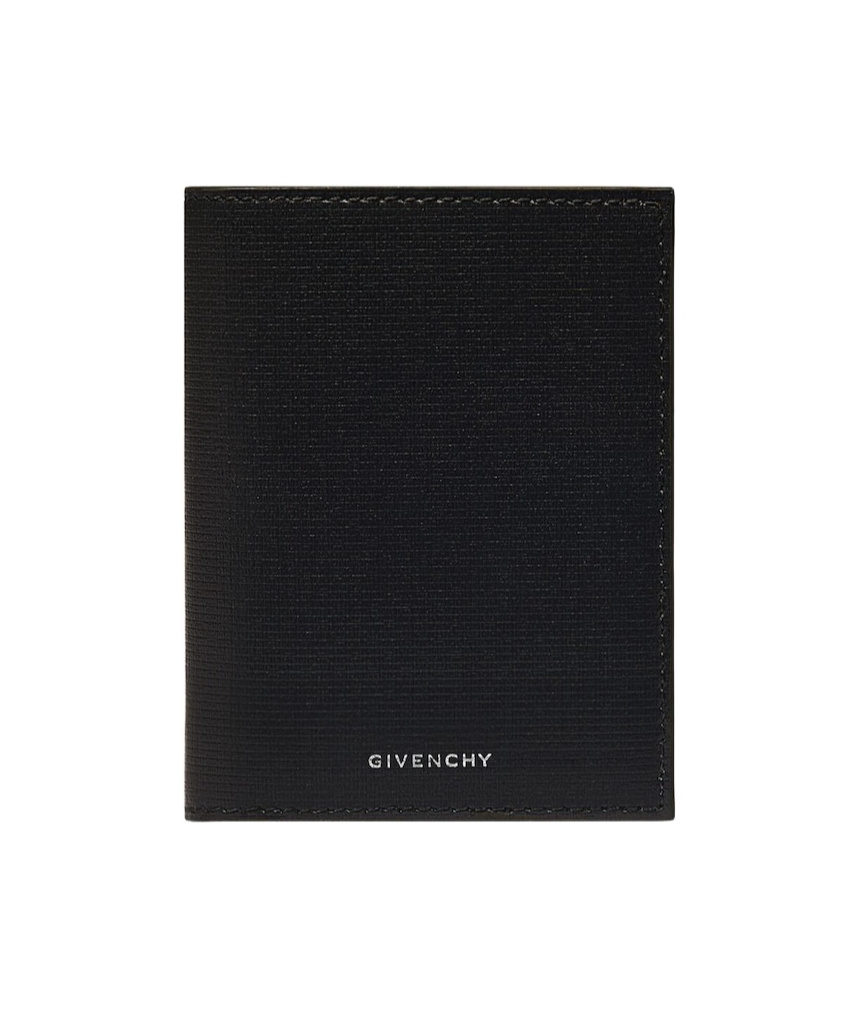 Givenchy Card Holder Black Leather Classique 4g In Black