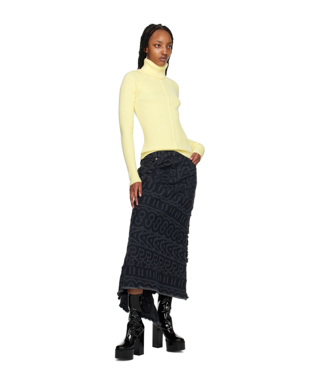 MARC JACOBS RIBBED-KNIT TURTLENECK JUMPER