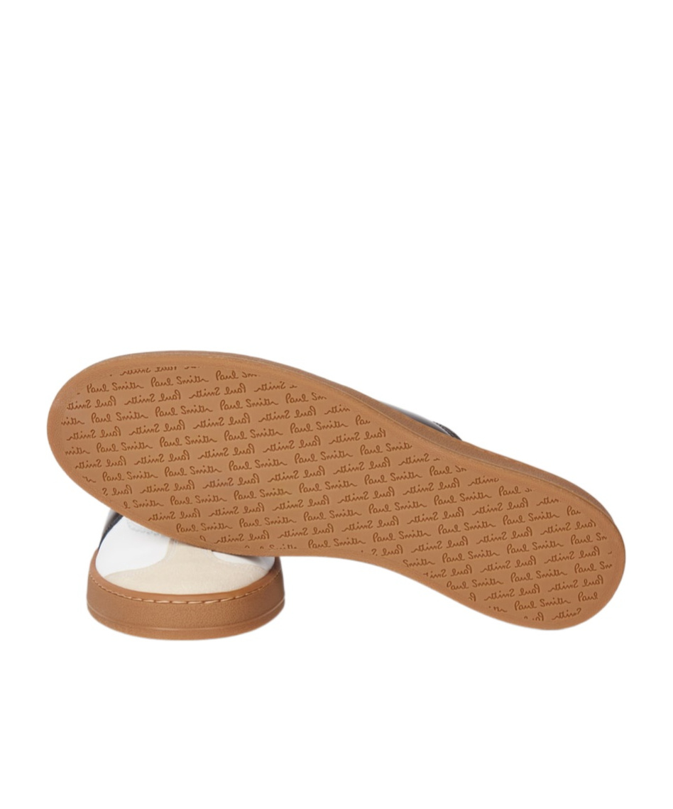Paul Smith White Leather 'foley' Trainers In White