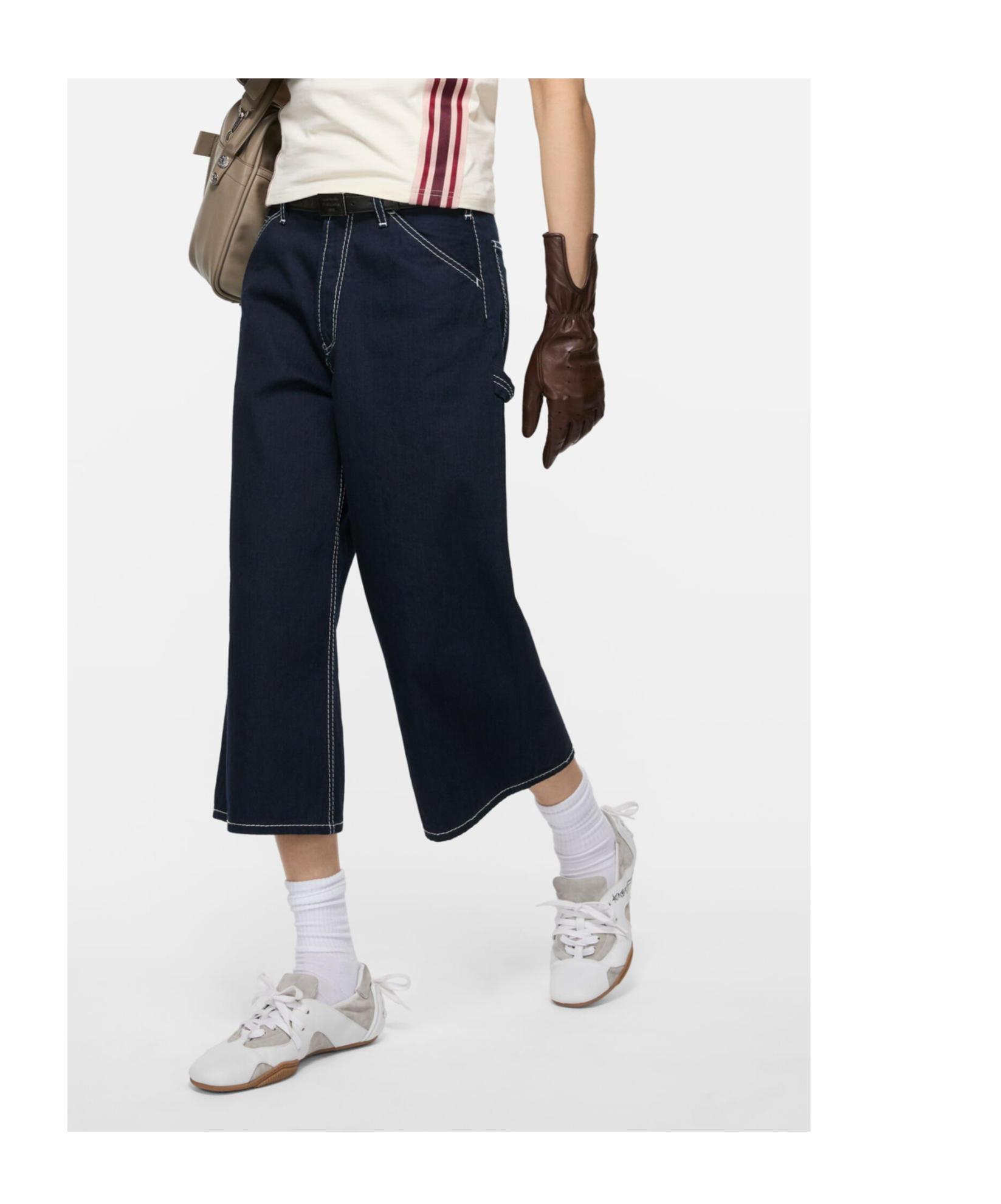 Acne Studios Indigo Denim Trousers In Blue