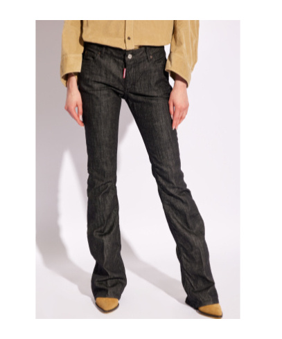 DSQUARED2 MID-RISE FLARED JEANS