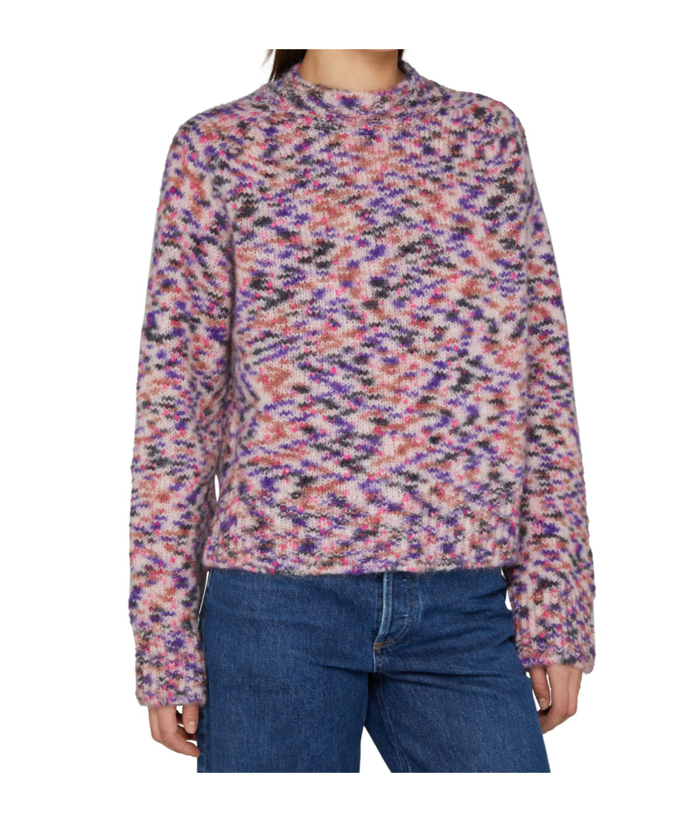 Apc Philippine Round-neck Sweater In Pink