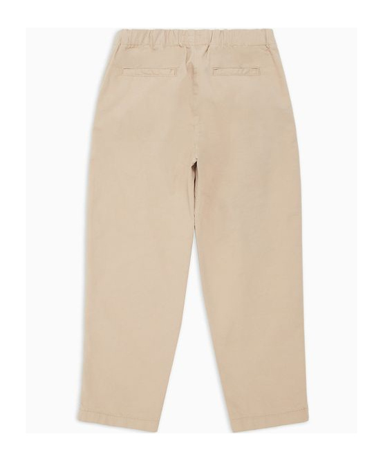 Emporio Armani Logo Tapered Trousers In Nude