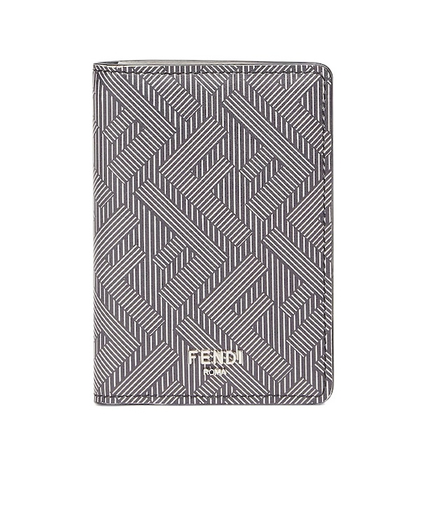 Fendi Shadow Double Fold Card Set In Gray