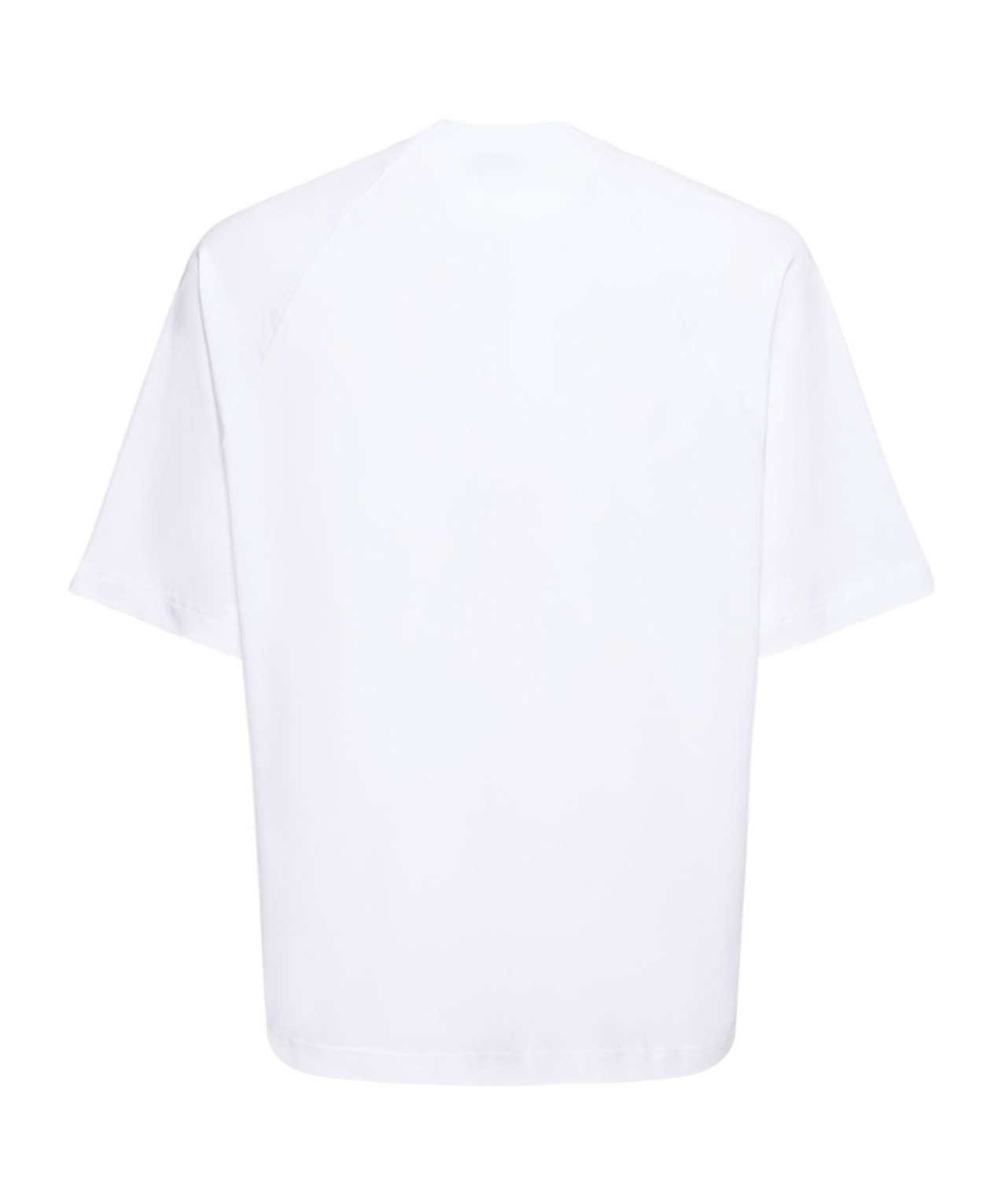 Jacquemus Typo Logo Crewneck T-shirt In White