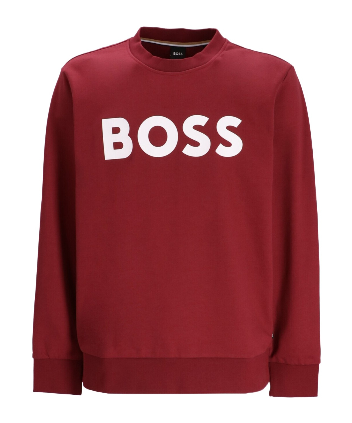 Hugo Boss Long-sleeved Sweater In Red