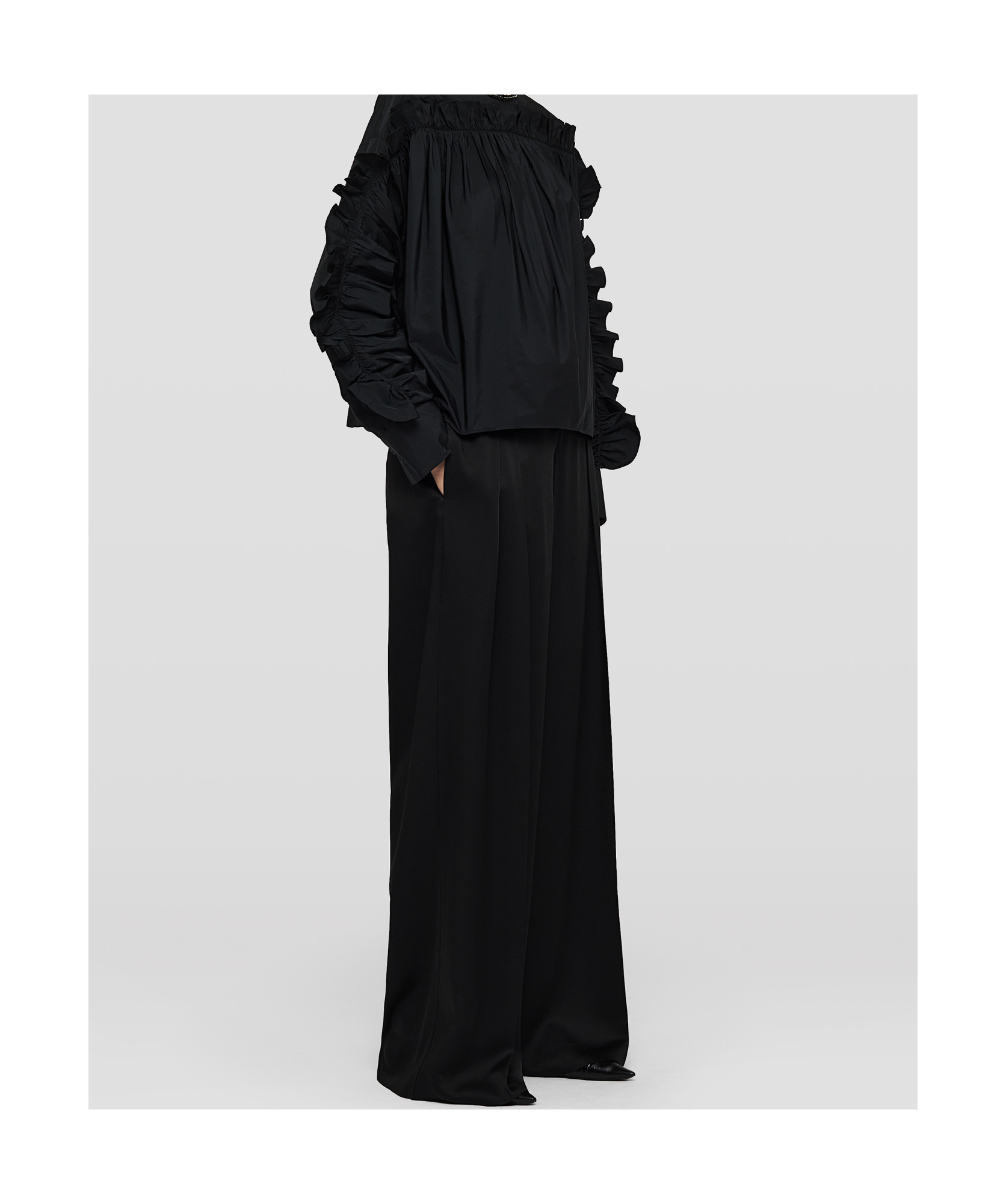 Jil Sander Tailored Trousers Pants Black In Black