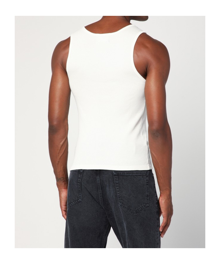 Enfants Riches Deprimes Bad Professor White Vintage-effect Tank Top In Neutral