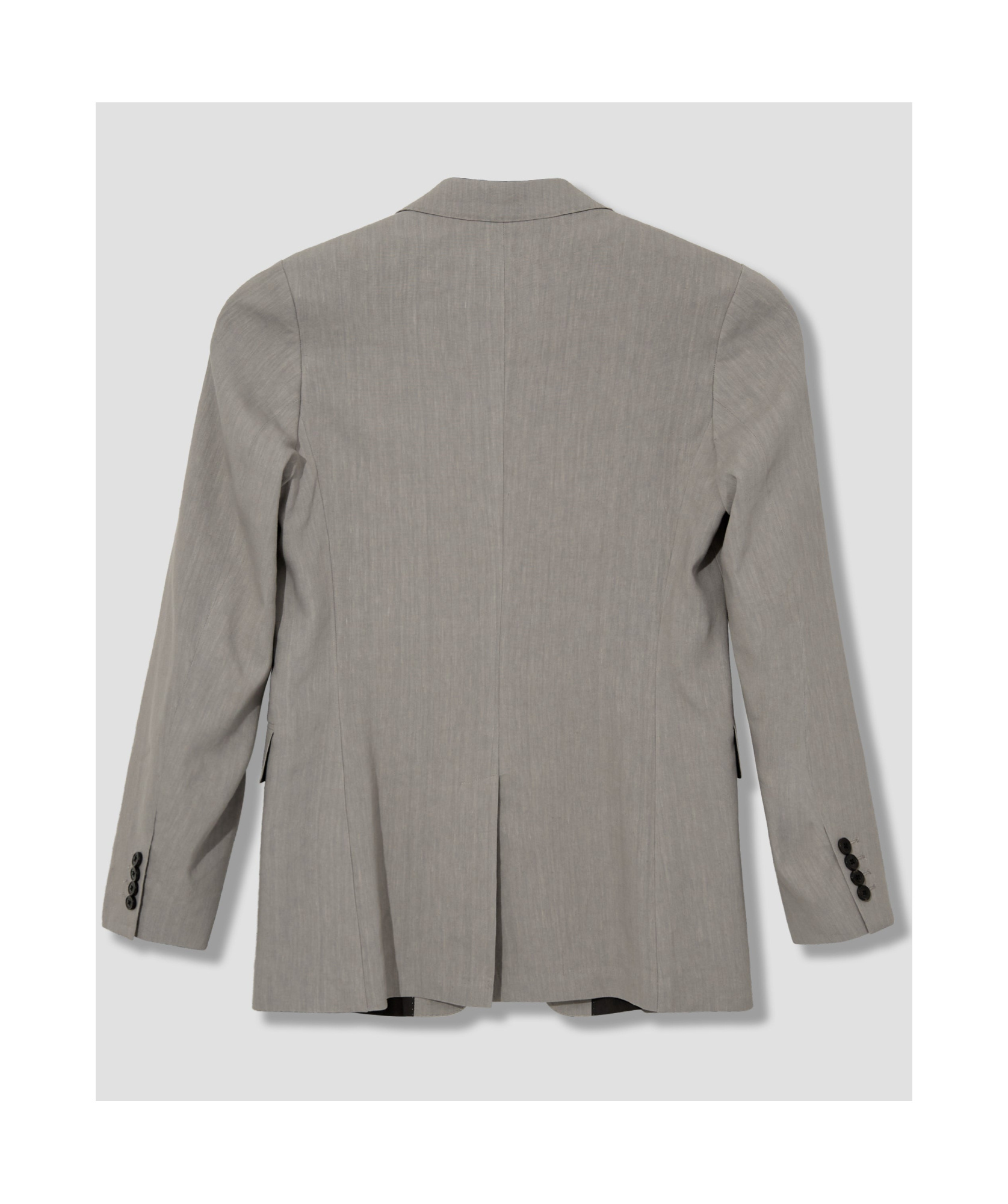 Dries Van Noten Long-sleeved Suit Jacket In Gray