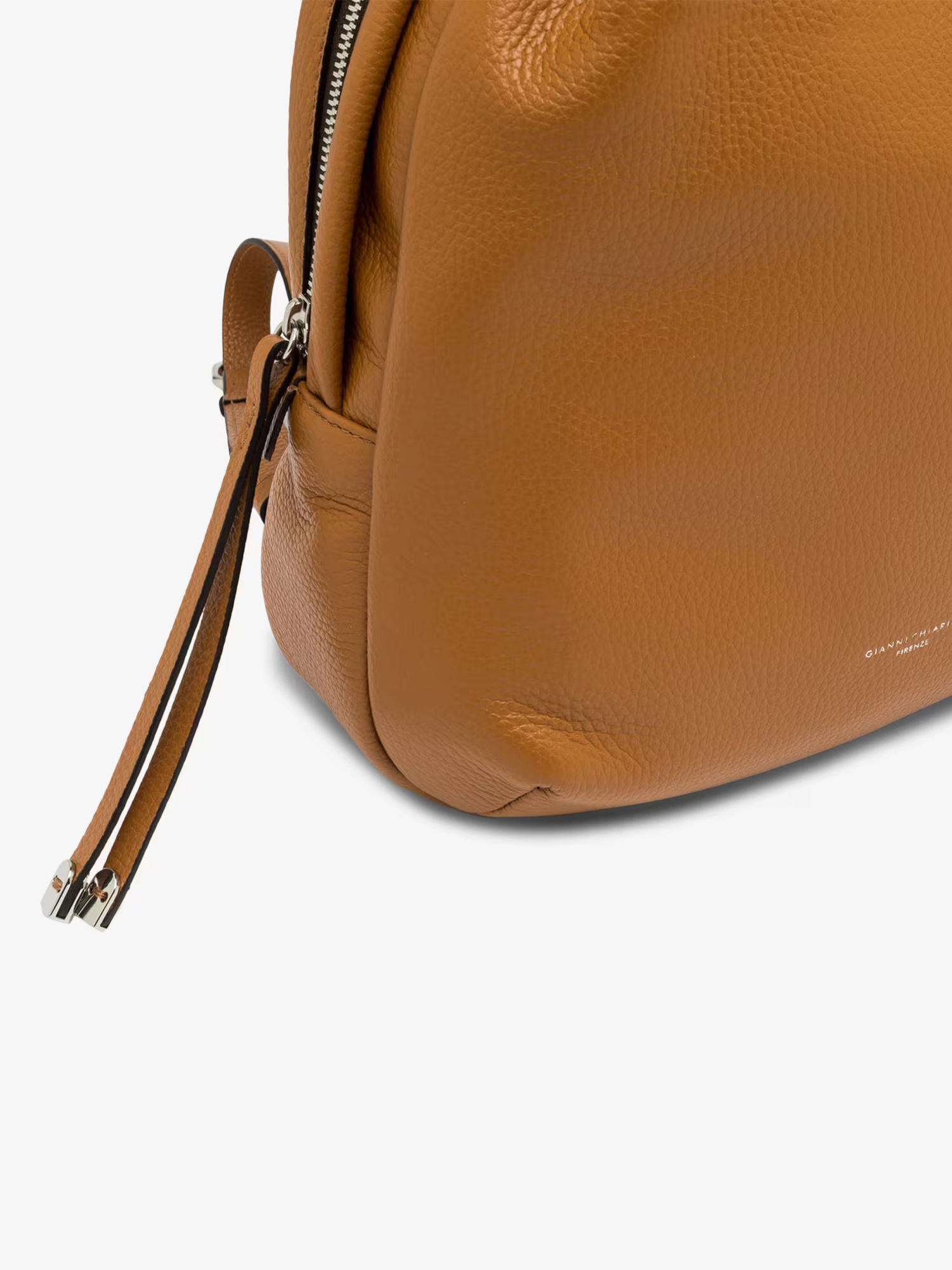 Gianni Chiarini Emanuela Backpack With Adjustable Straps And Top Handle In White