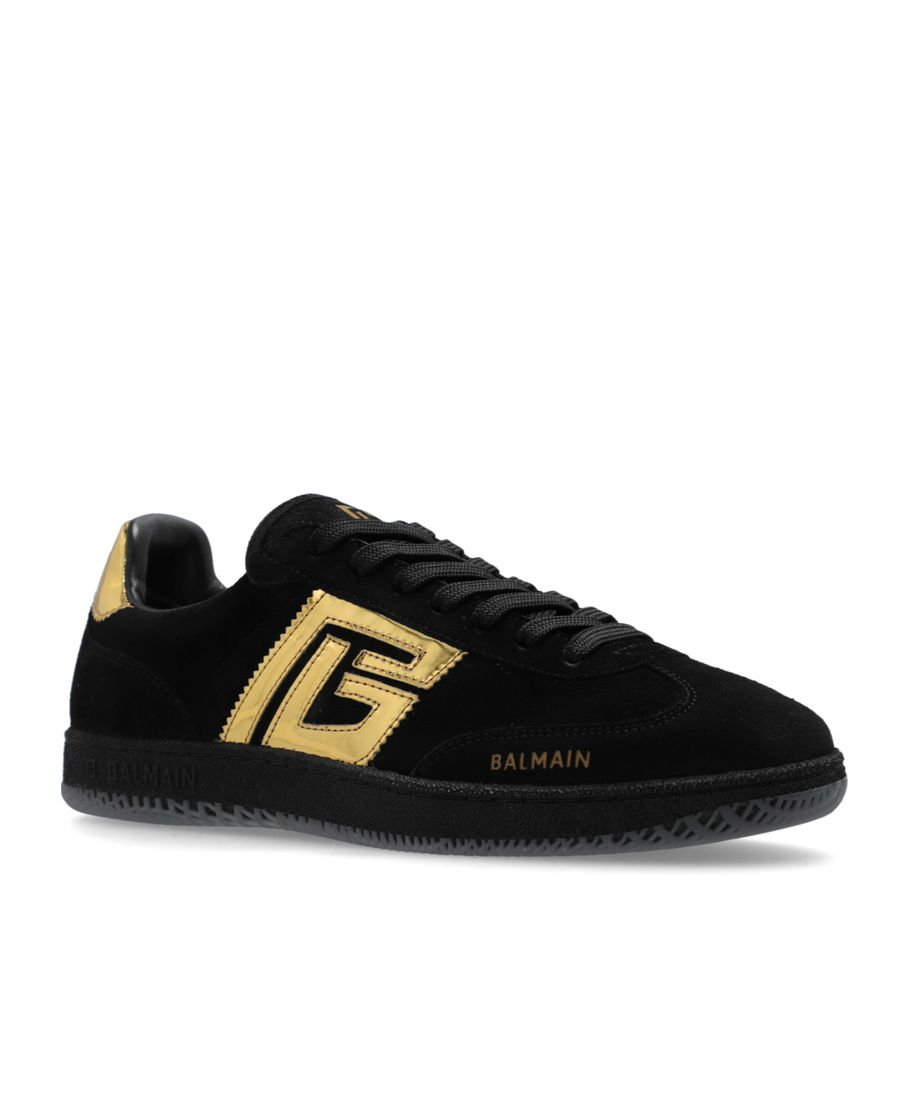 BALMAIN LACE-UP LOW-CUT SNEAKERS