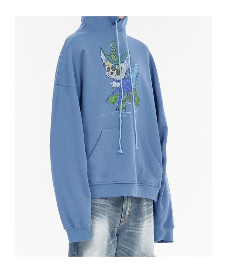 We11 Done Long Sleeve Sweatshirt In Blue