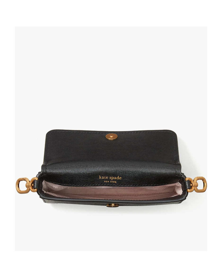 Kate Spade New York Morgan Double Up Saffiano Leather Crossbody Bag In Black