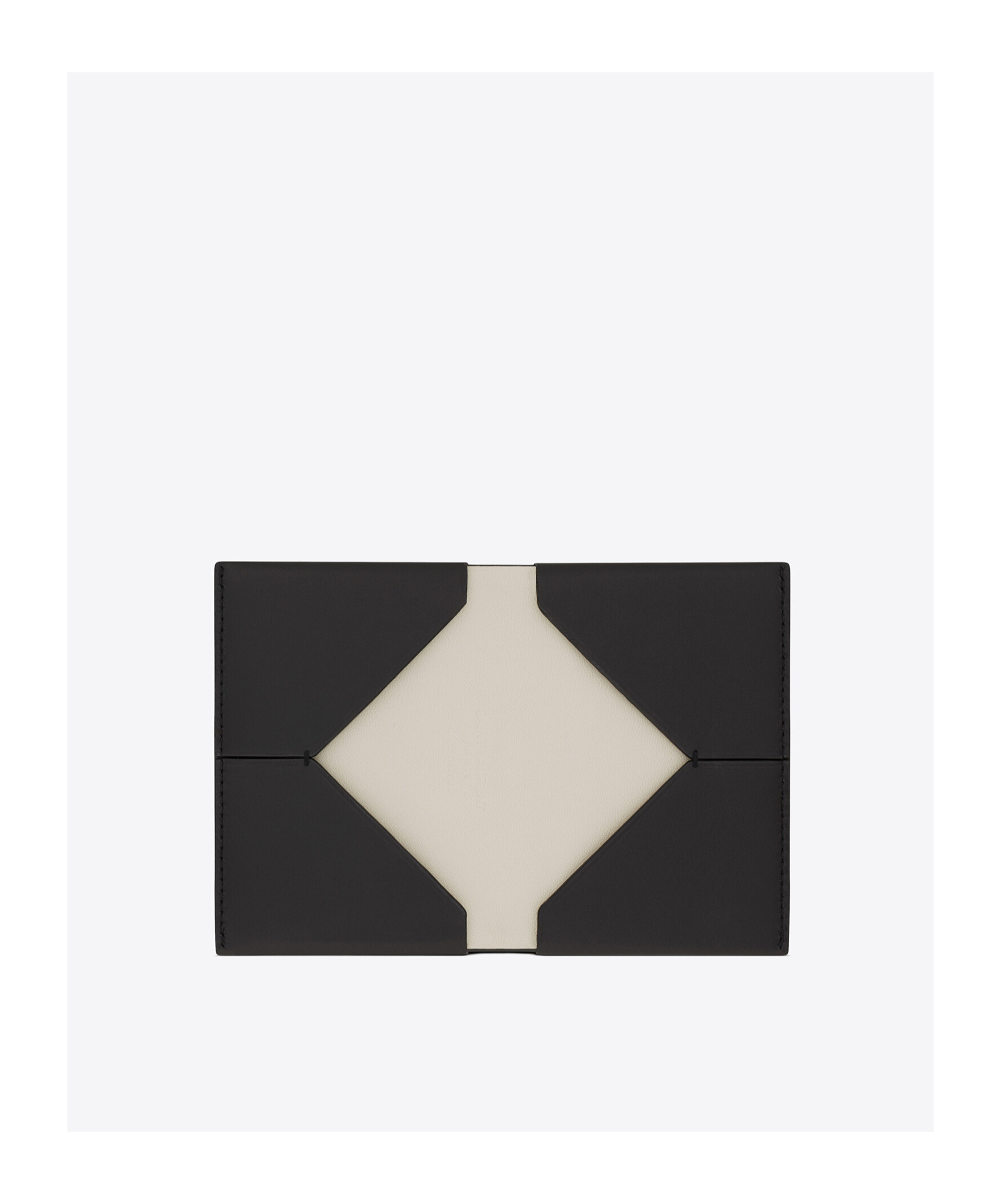 Saint Laurent Fold Business Card Holder In Black
