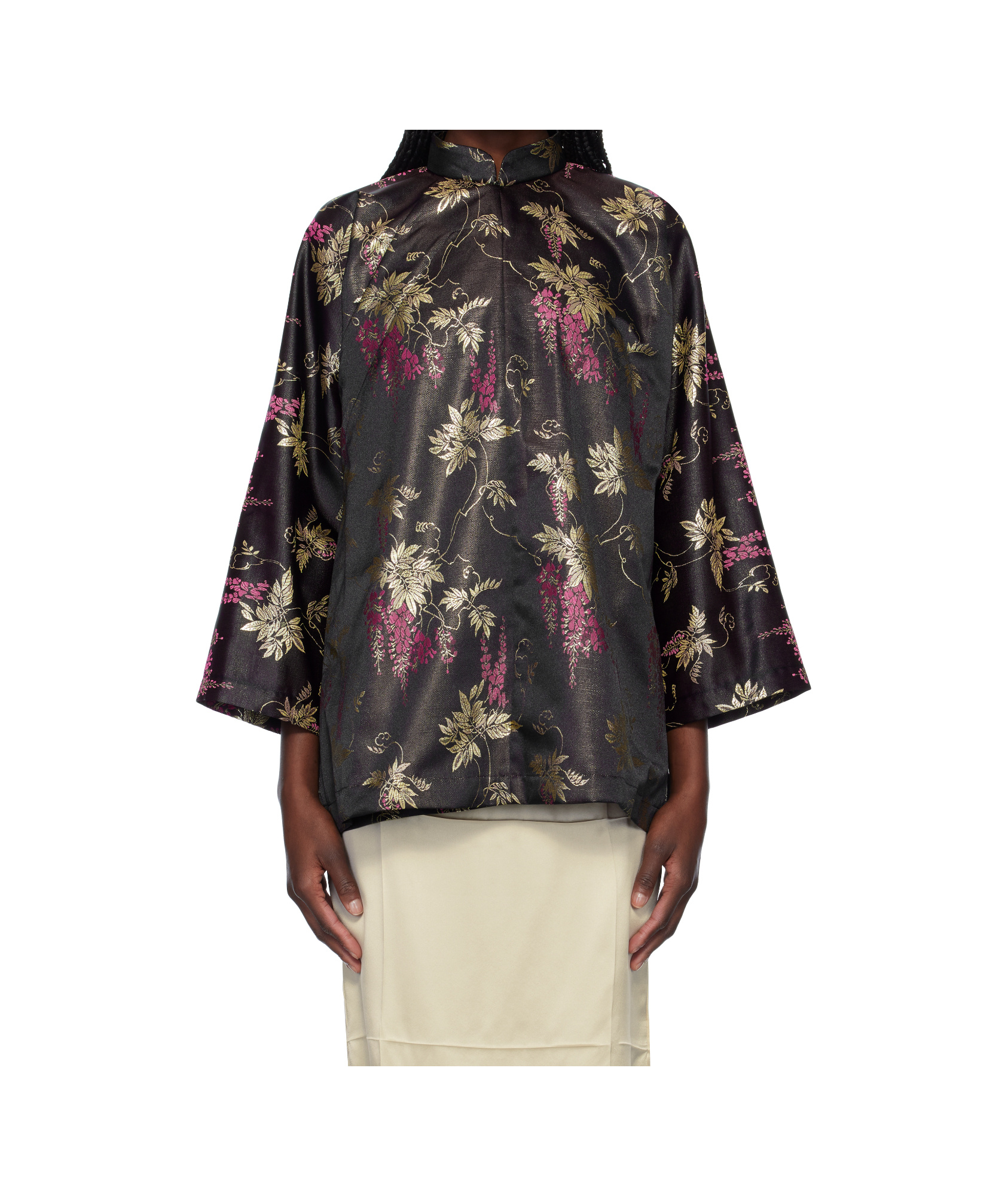 Comme Des Garçons Floral Pattern Shirt