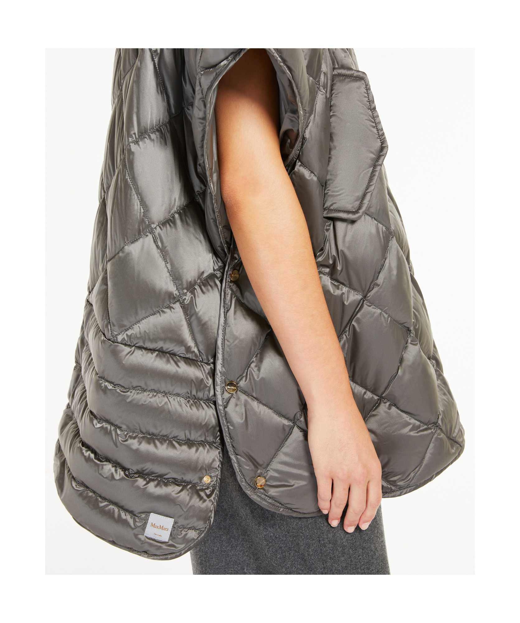 MAX MARA MAX MARA THE CUBE ZIP-UP DRAWSTRING SHORT-SLEEVED COAT