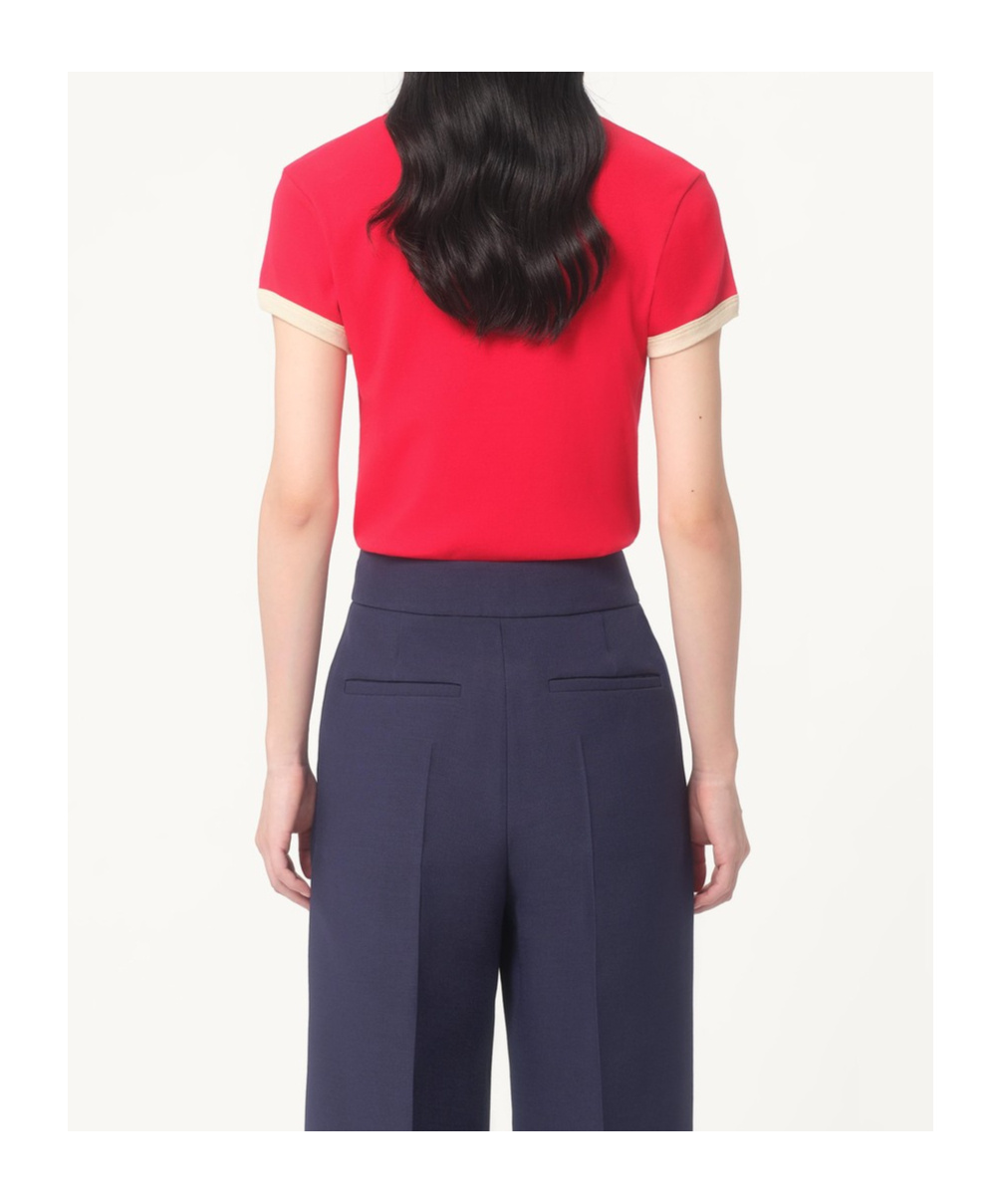 Shop Valentino Jersey Cotton T-shirt In Red