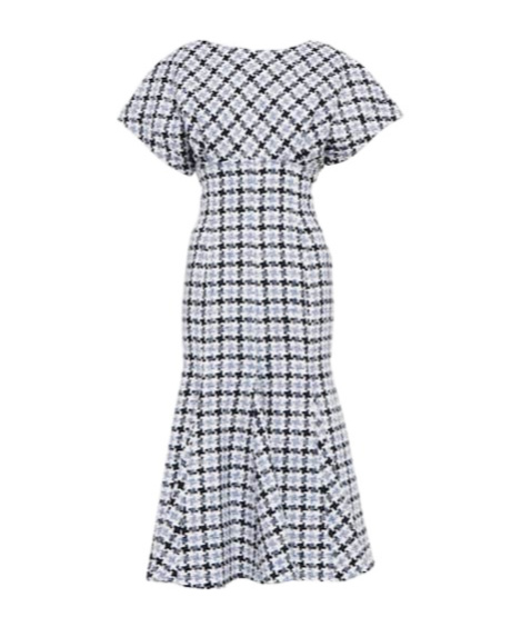 Carolina Herrera Houndstooth Dress In Multi