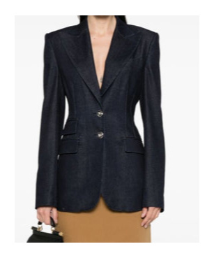 DOLCE & GABBANA DENIM BLAZER 