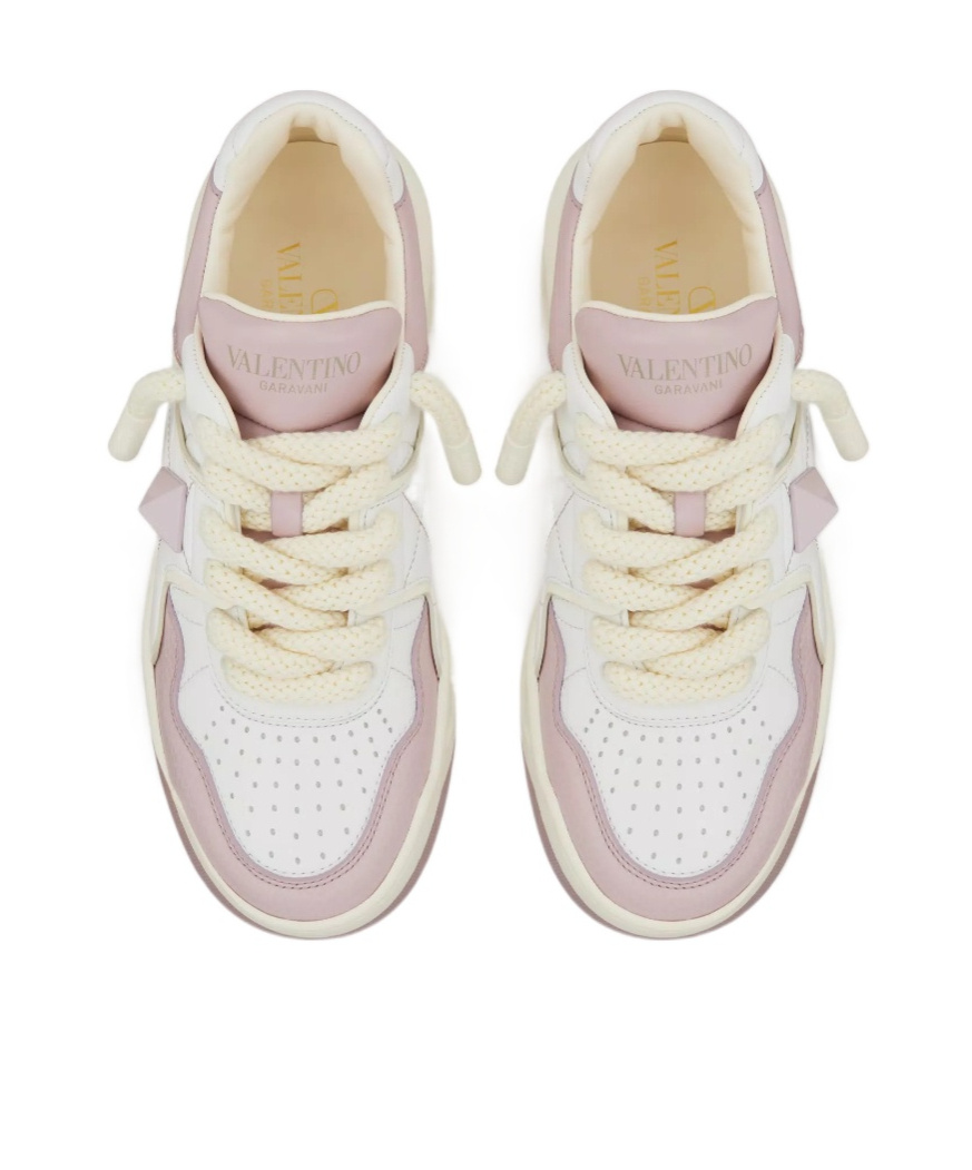 Valentino One Stud Xl Low-top Sneakers In White
