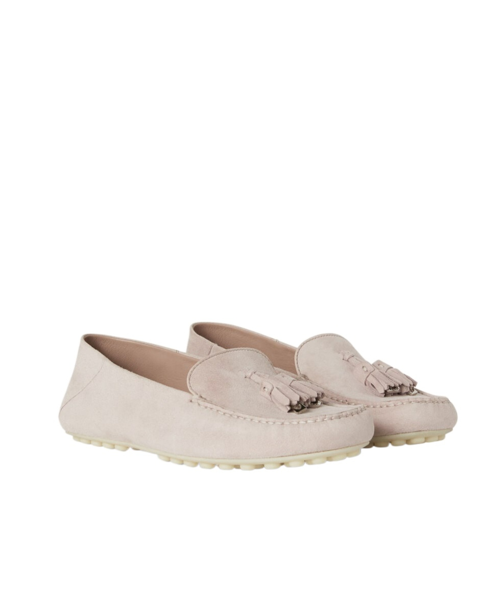 Loro Piana Round Head Business Dress Shoes In Pink