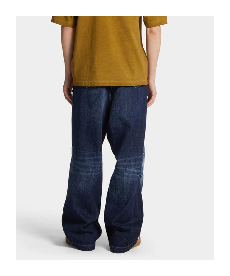 Dsquared2 Be Cool Be Nice Utility Wide Denim Pant In Blue