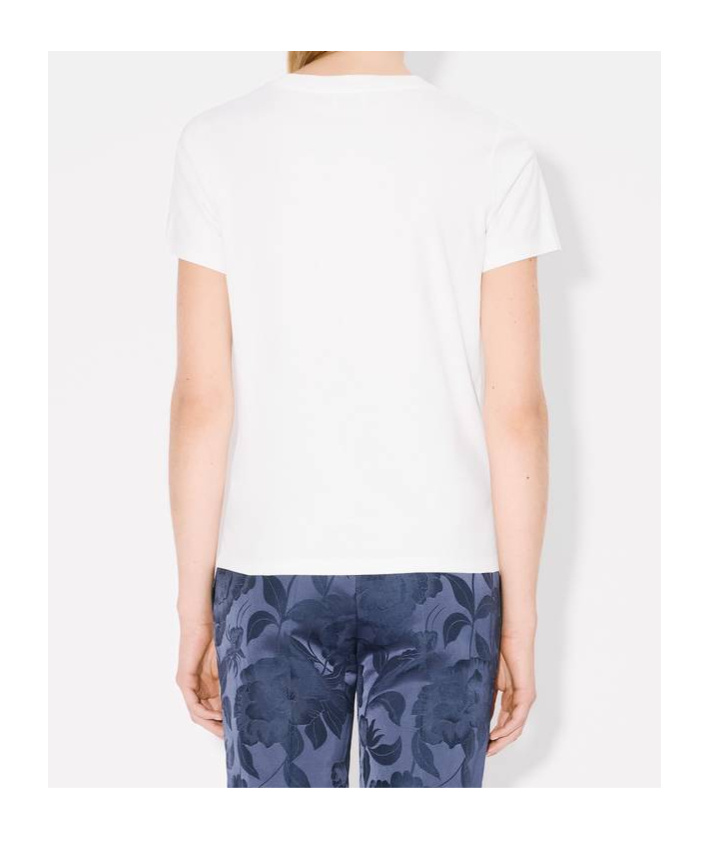 Kenzo Item O-neck Short-sleeved T-shirt In White