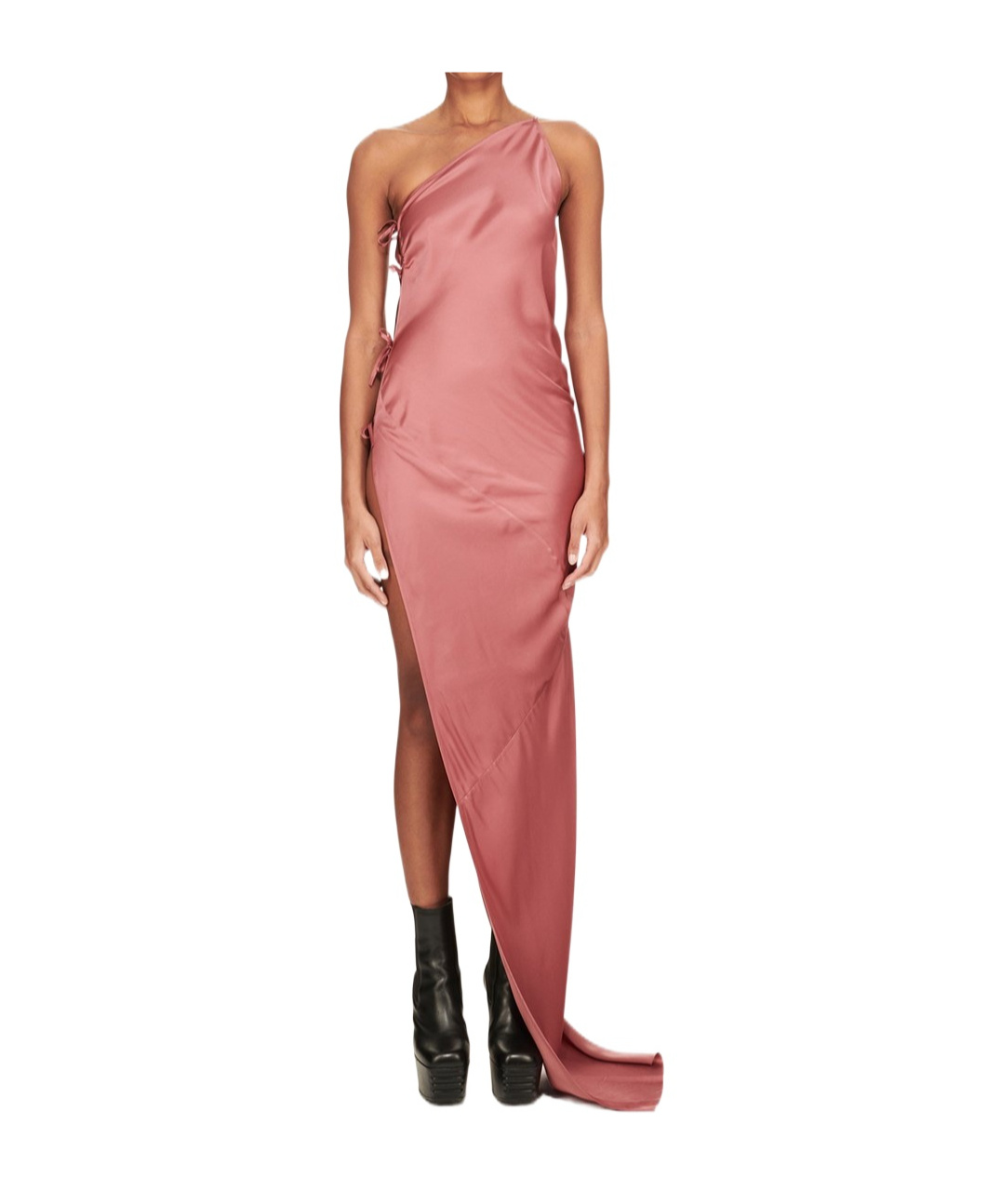 Rick Owens Taco Gown In Pink