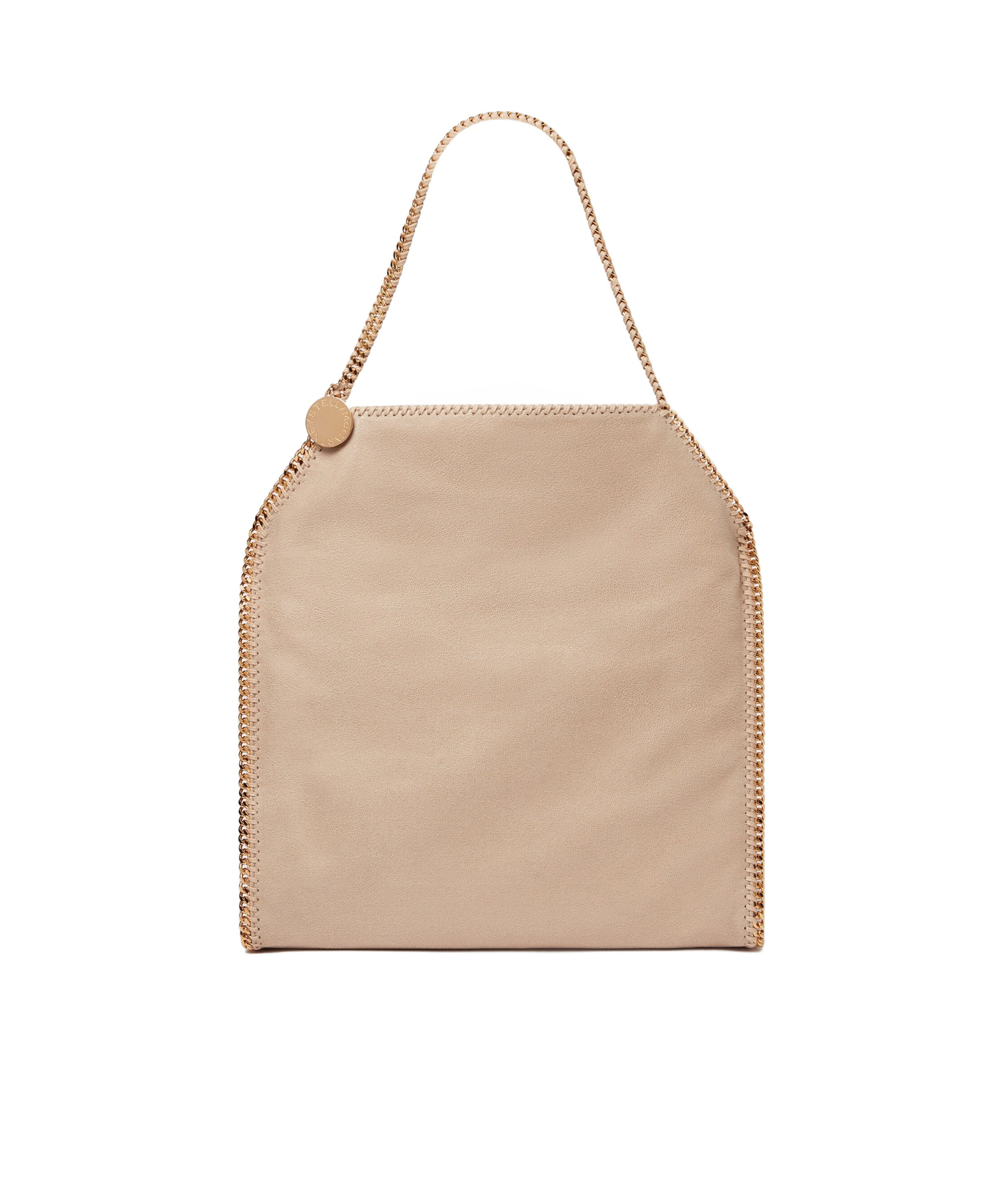 Stella Mccartney Falabella Large One-shoulder Handbag In Nude
