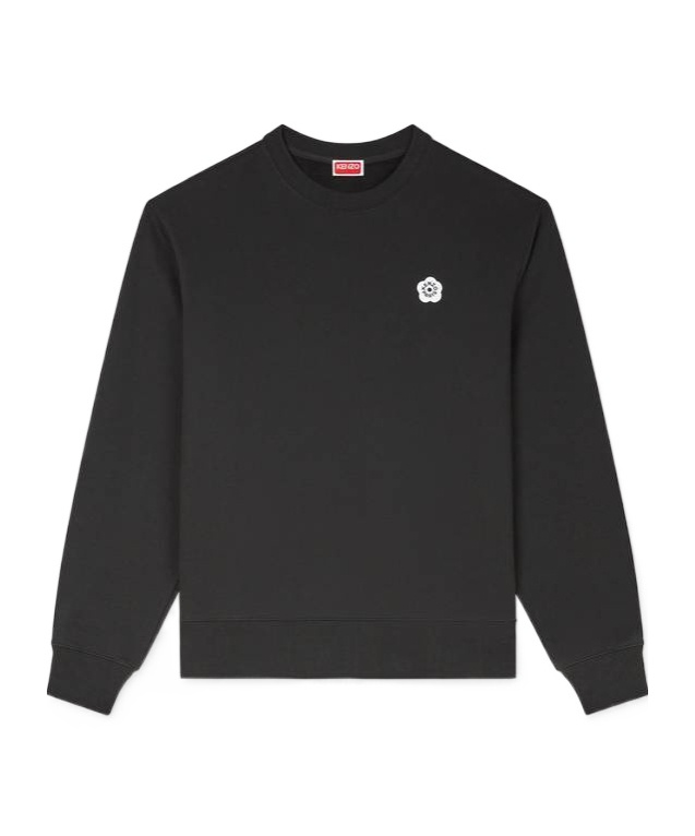 Kenzo 'boke Flower 2.0' Embroidered Classic Sweatshirt In Black