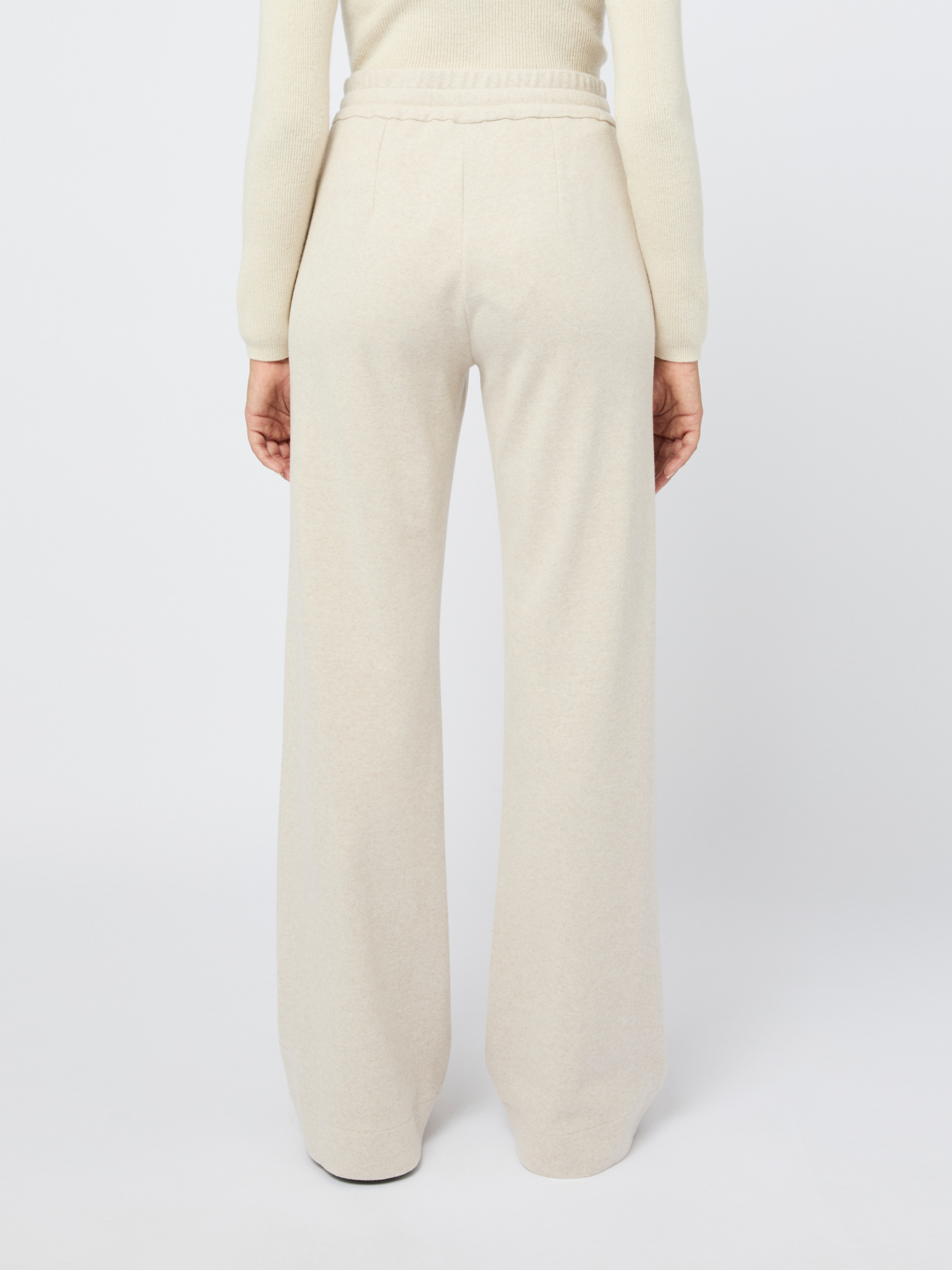 D Exterior Mélange-effect Track Pants In Neutral