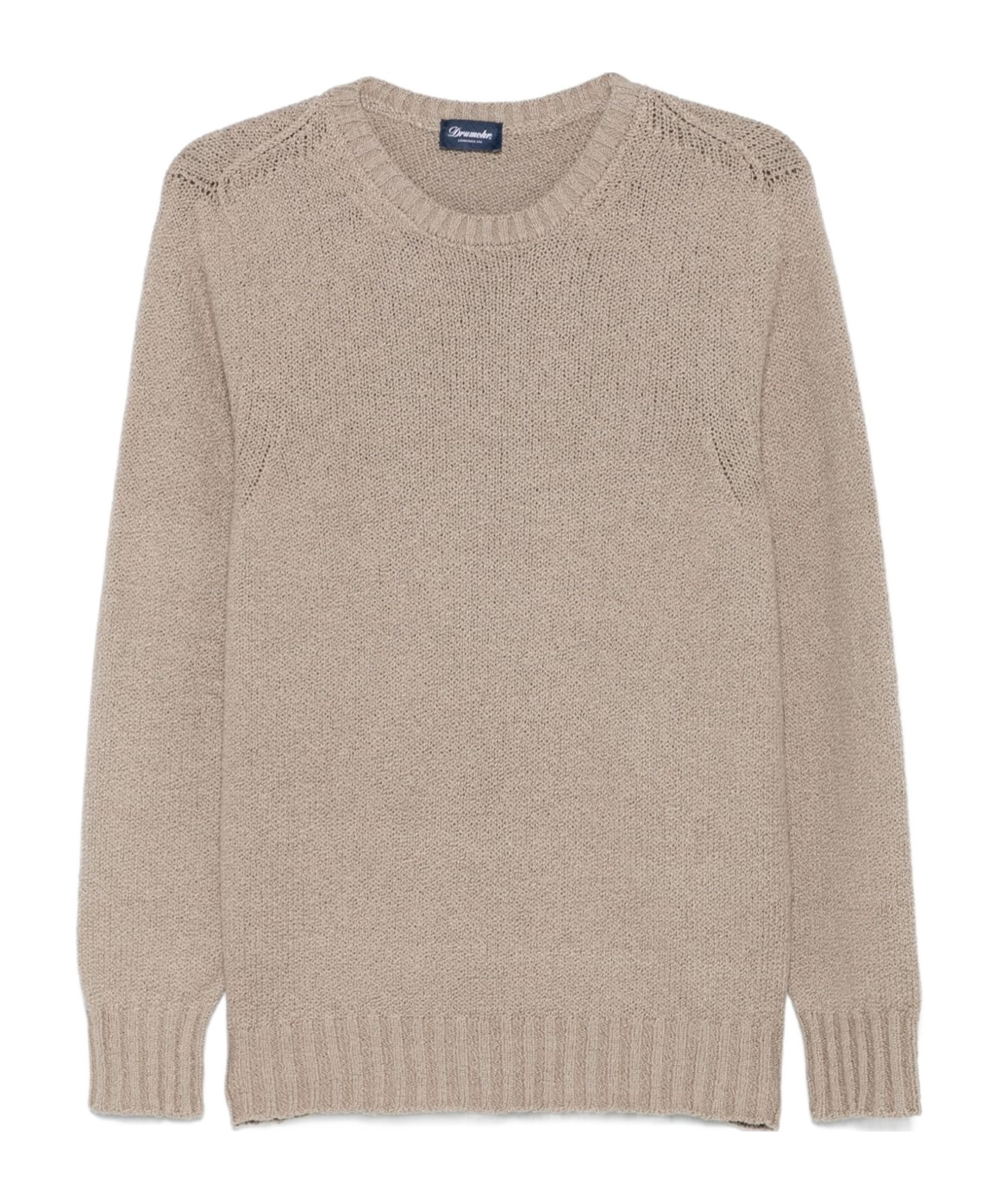Drumohr Cotton Sweater In Nude