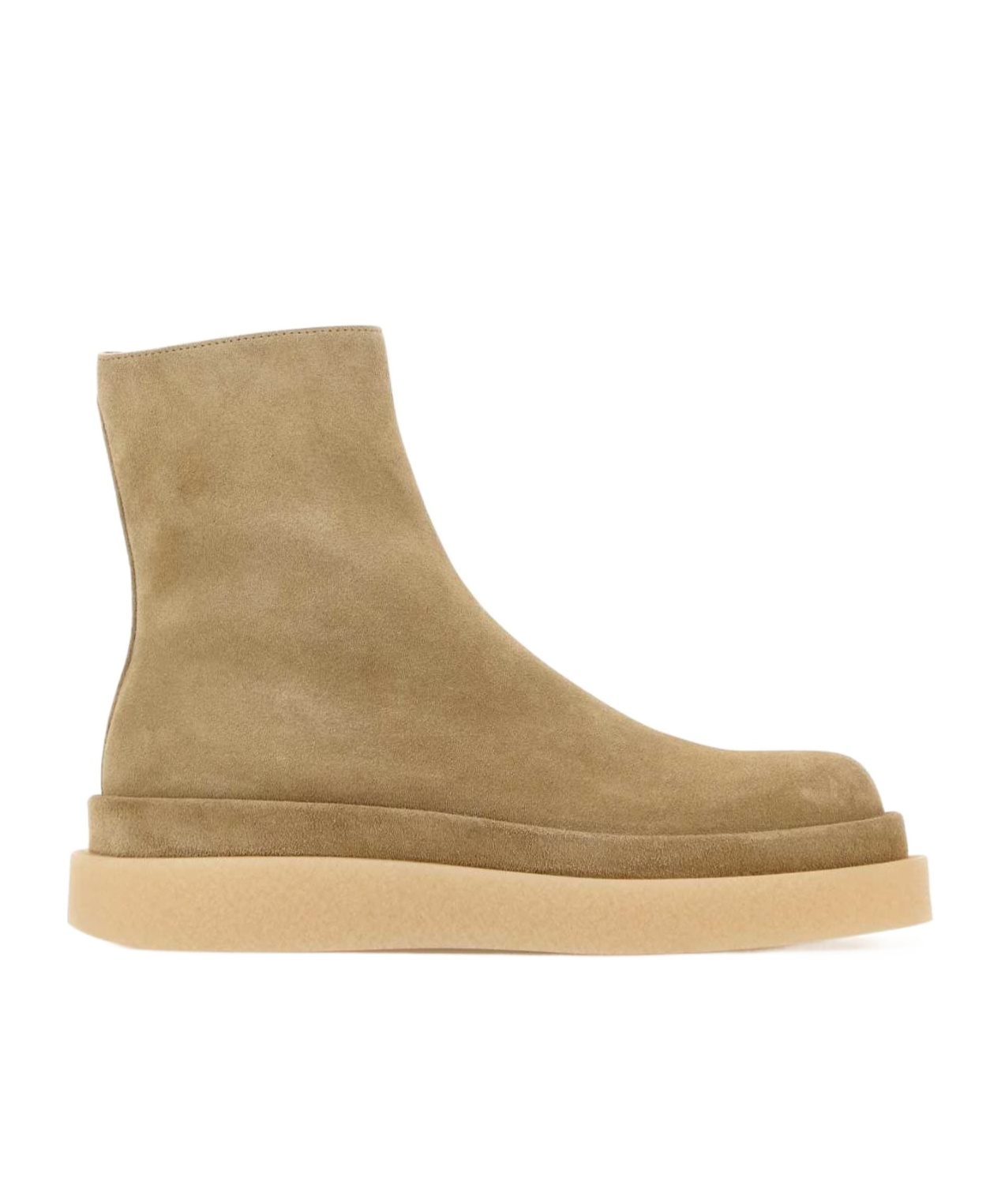 Jil Sander Sand Suede Ankle Boots In Multi