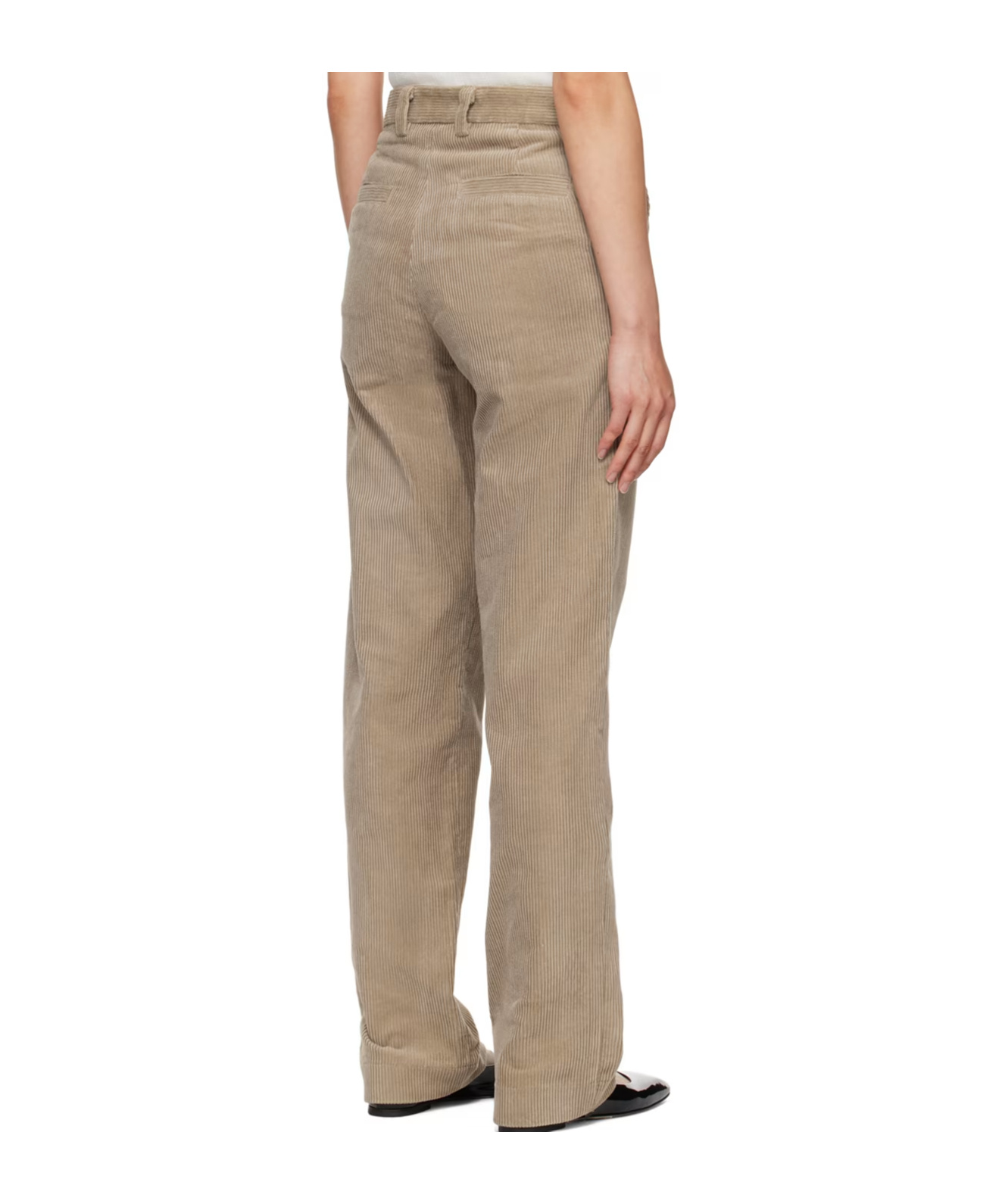 Apc Brigitte Four-pocket Casual Pants In Brown