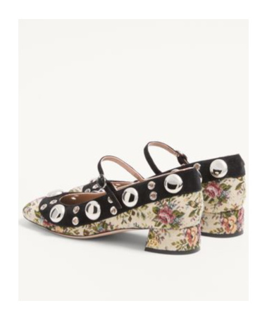 Valentino Round-toed High Heels In Multi