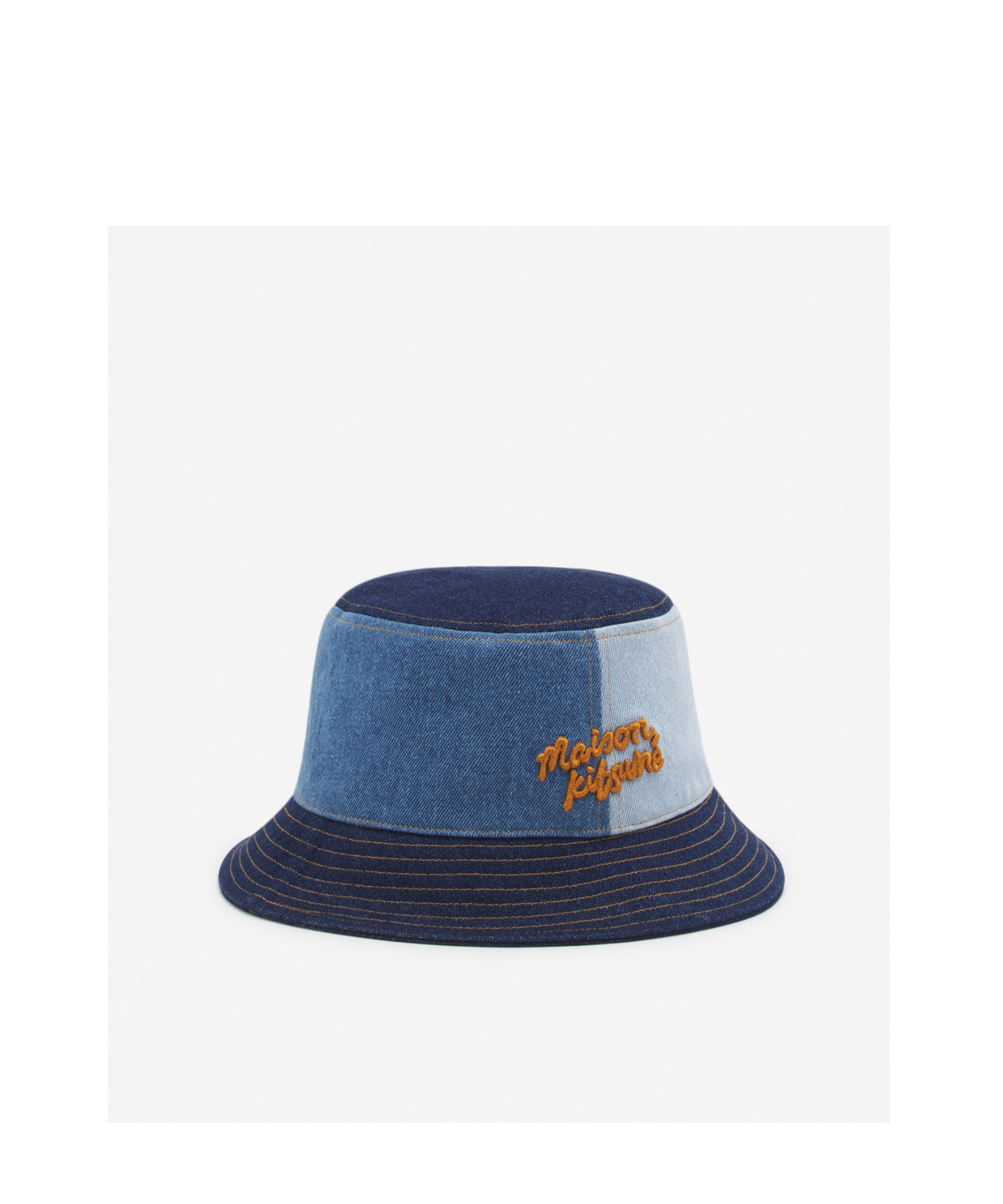 Maison Kitsuné Maison Kitsune Denim Bucket Hat In Blue