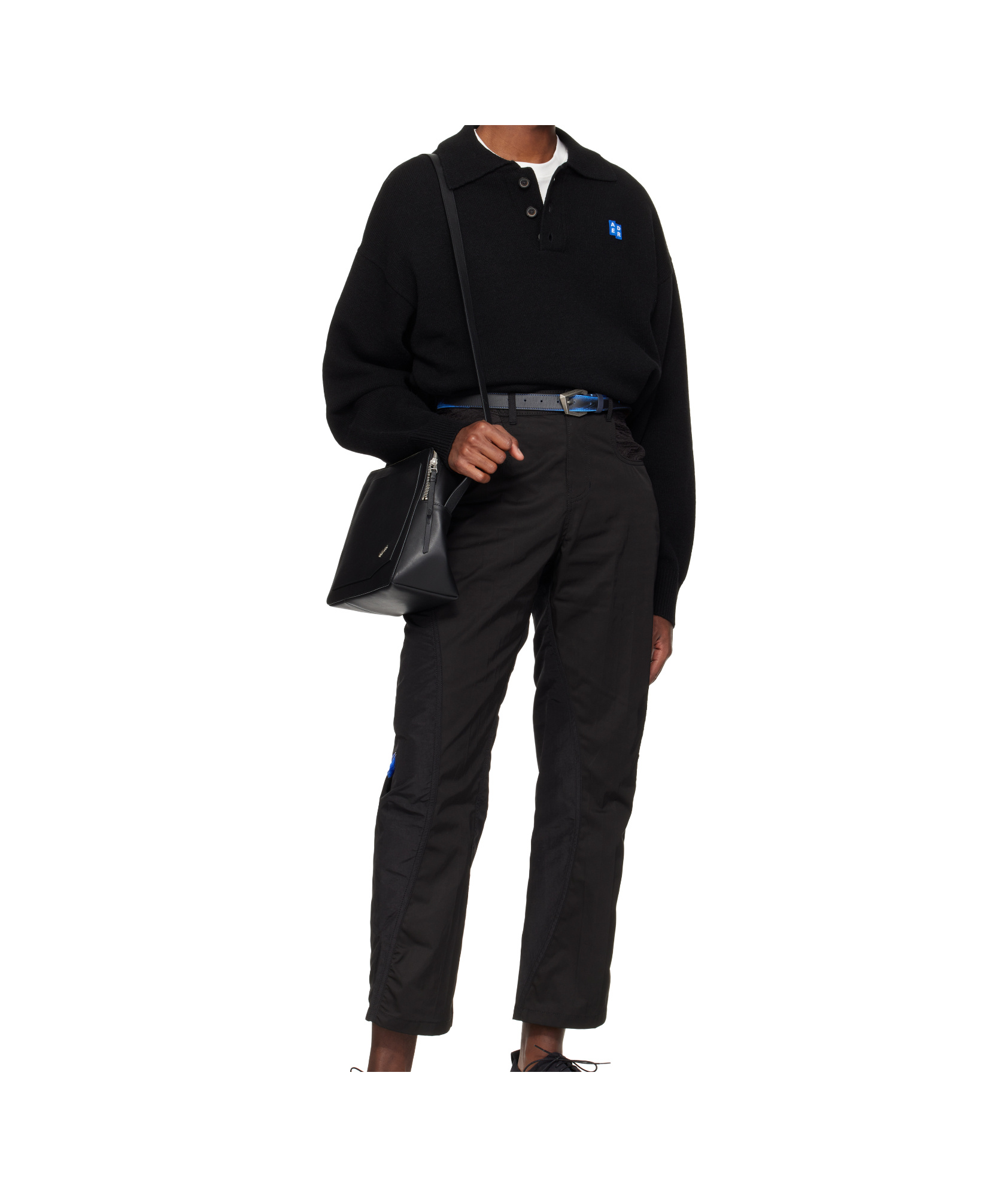 Ader Error Black Tetraight Product. 105 Bag In Black