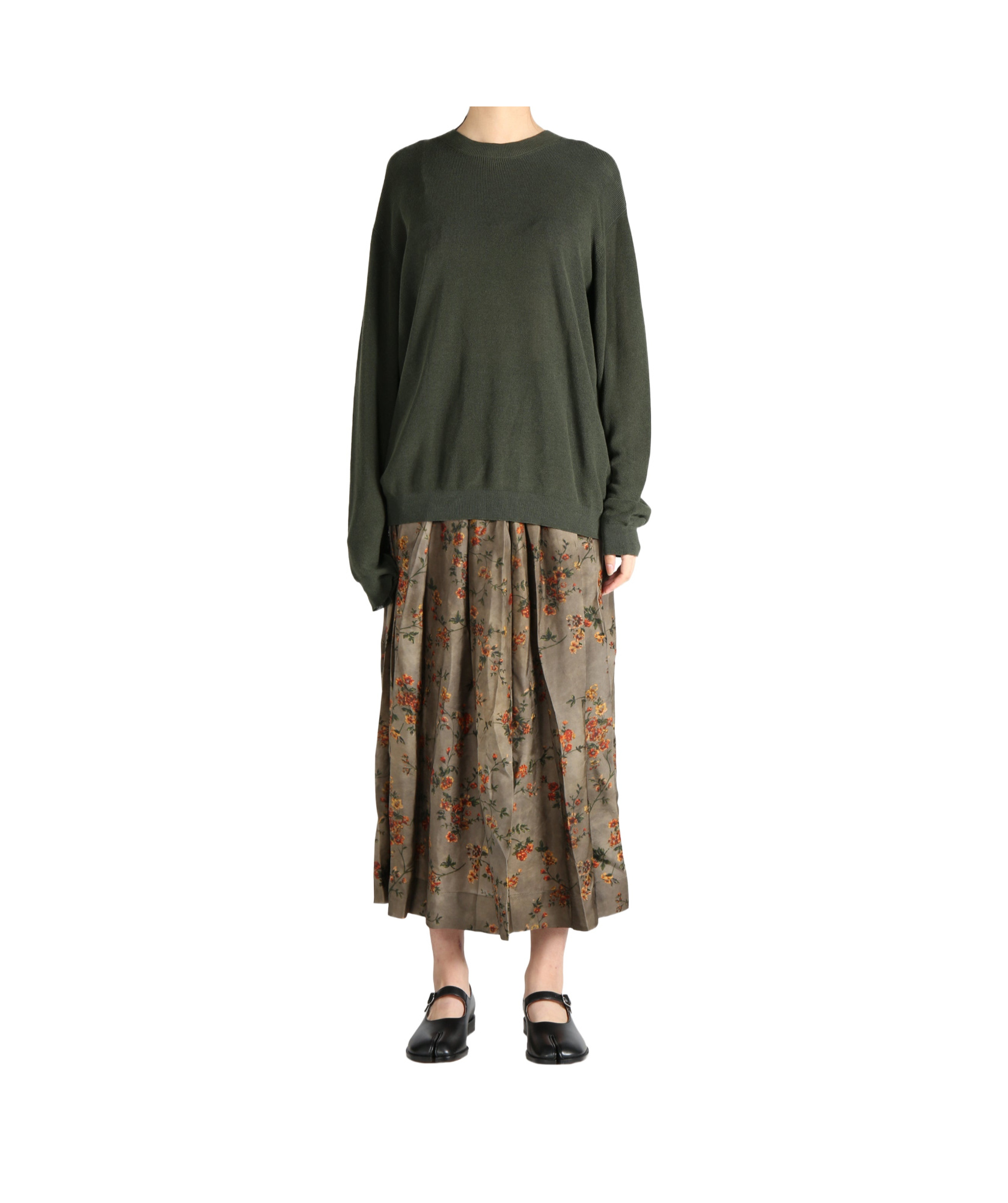 Uma Wang Long-sleeved Sweater In Black