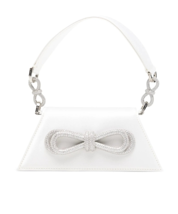 Machmach Bow Handbag In White