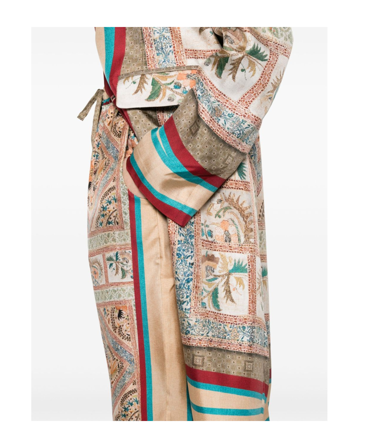 Pierre-louis Mascia Patterned Casual Pants In Multi