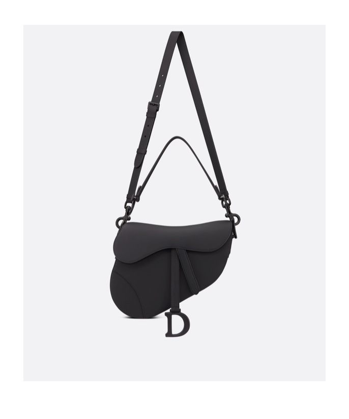 Dior Saddle Shoulder Bag In Black